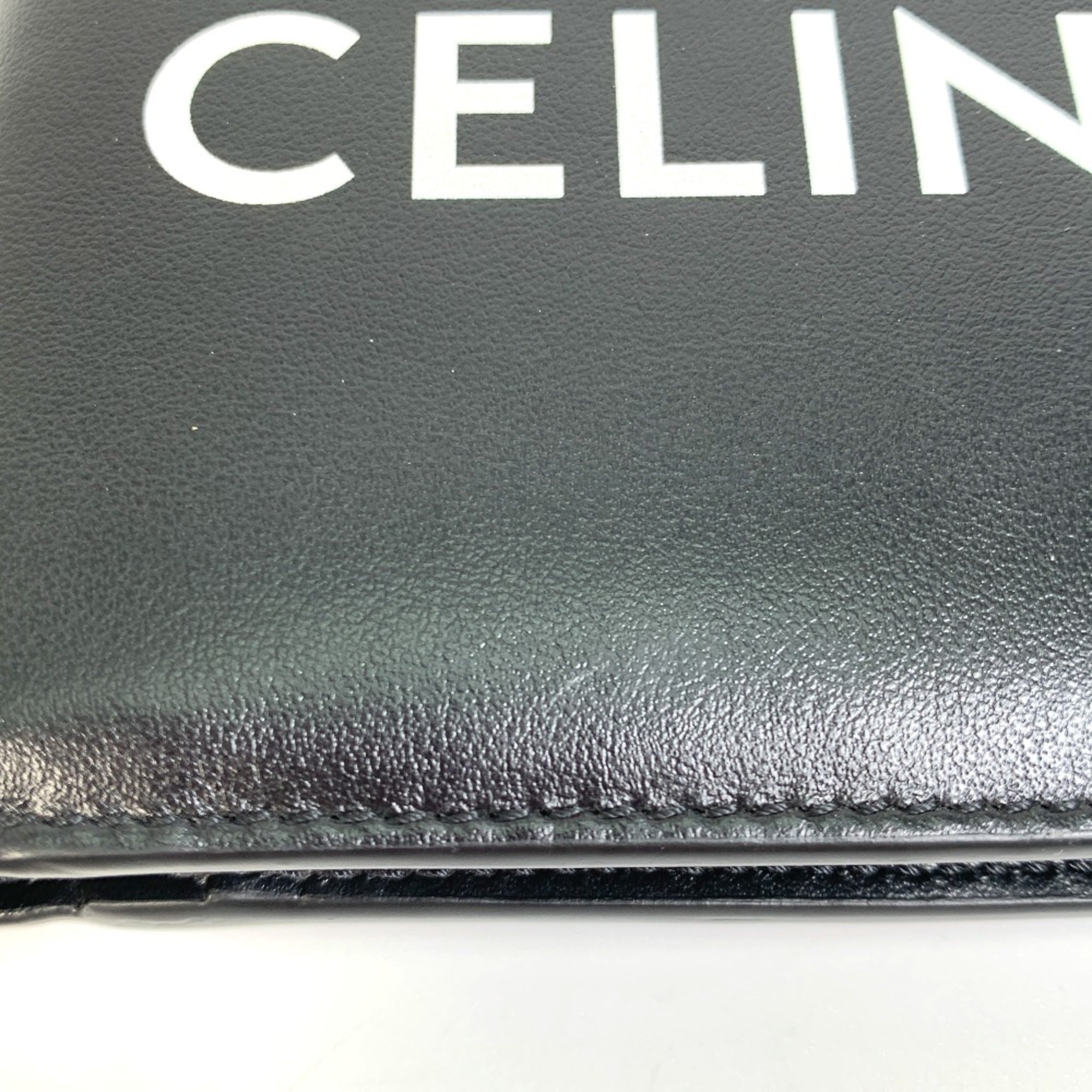 Celine Black Leather Wallet (Bi-Fold) (Pre-Owned)