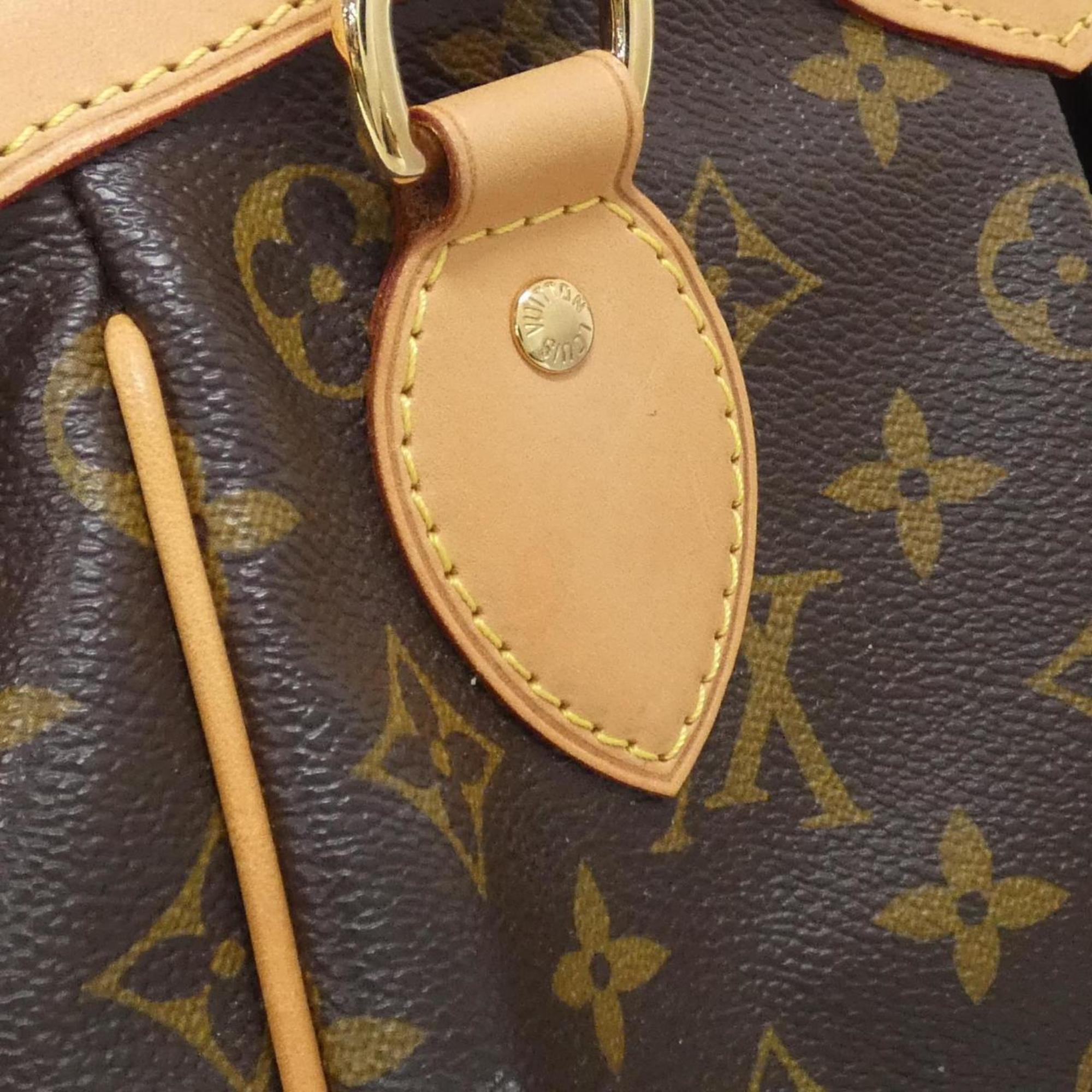 Louis Vuitton Marron Coated Canvas Handbag (Pre-Owned)