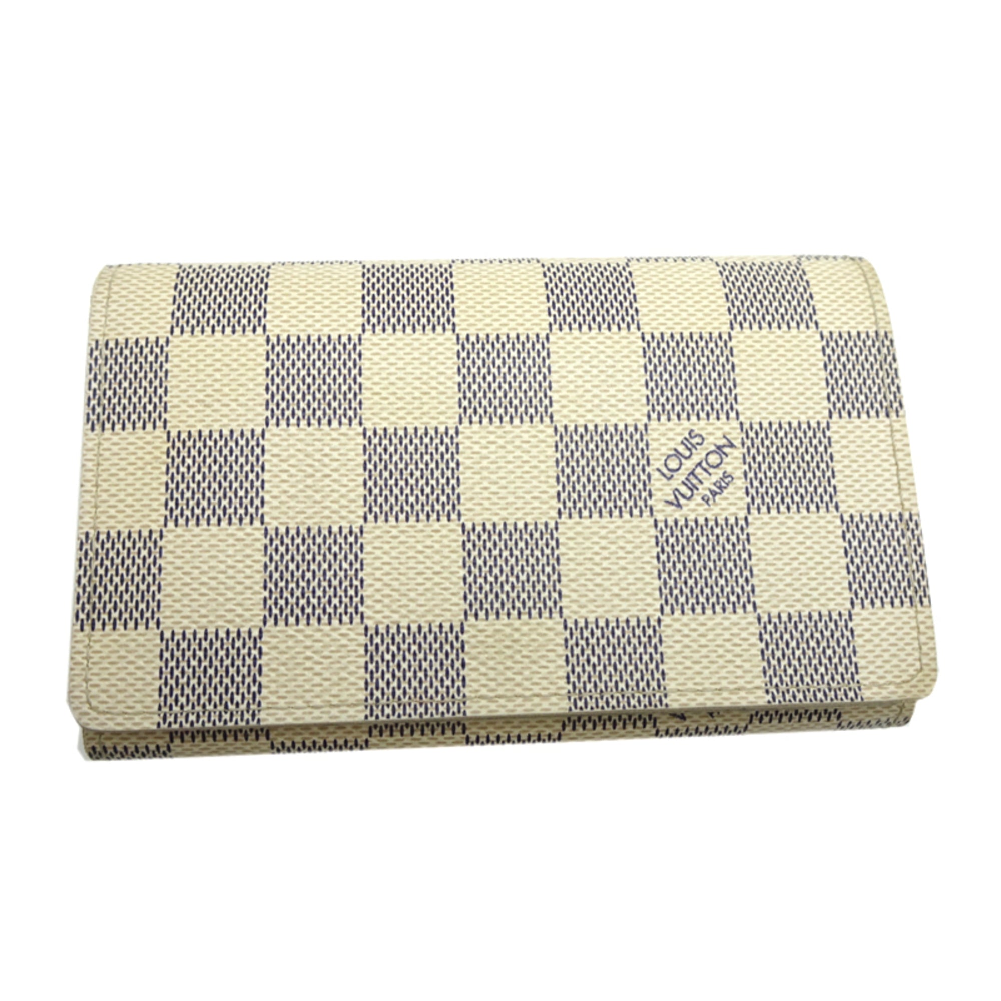 Louis Vuitton White Damier Azur Wallet (Bi-Fold) (Pre-Owned)