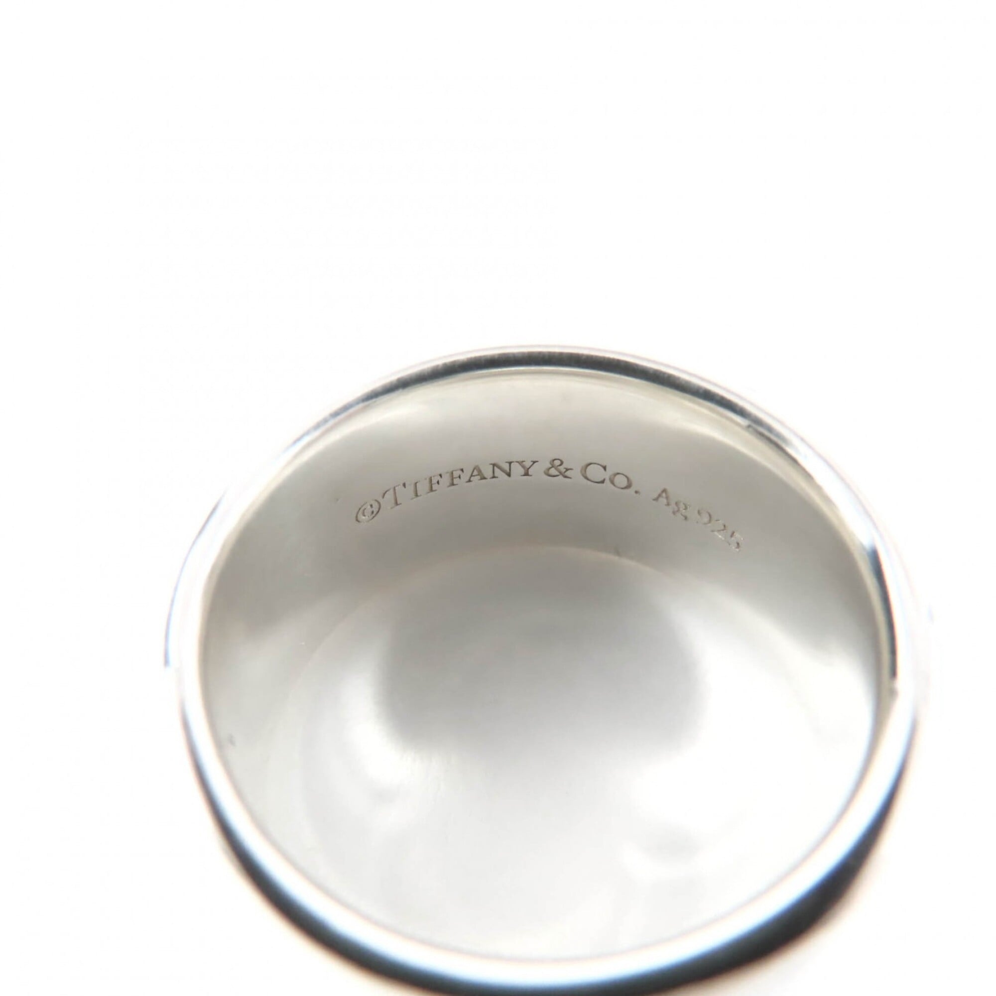 Tiffany Silver Silver 925 Band Ring (Pre-Owned)