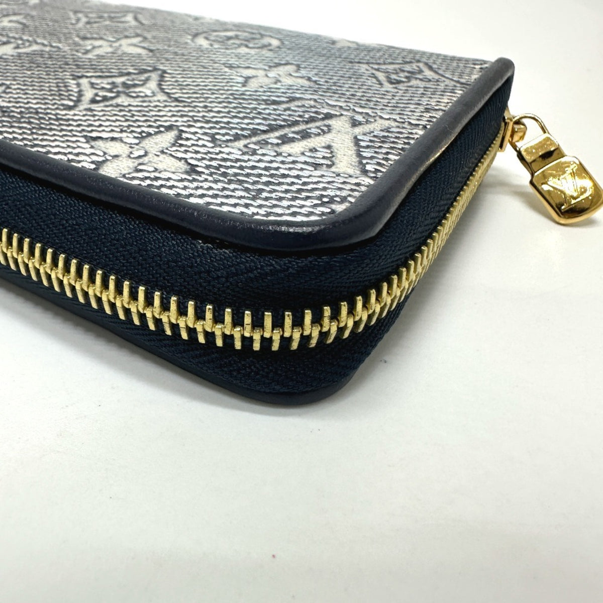 Louis Vuitton Monogram Galle Monogram Navy Monogram Coin Purse/Coin Case (Pre-Owned)