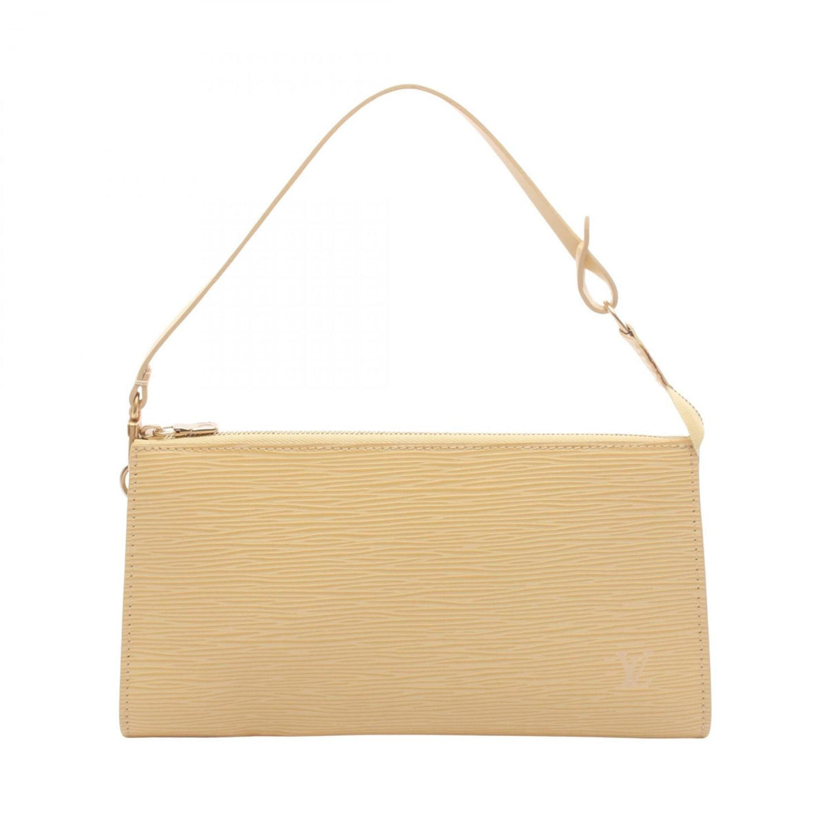 Louis Vuitton Yellow Epi Leather Handbag Pochette (Pre-Owned)