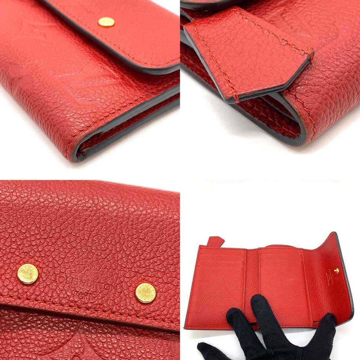 Louis Vuitton Monogram Empreinte Wallet (Tri-Fold) (Pre-Owned)