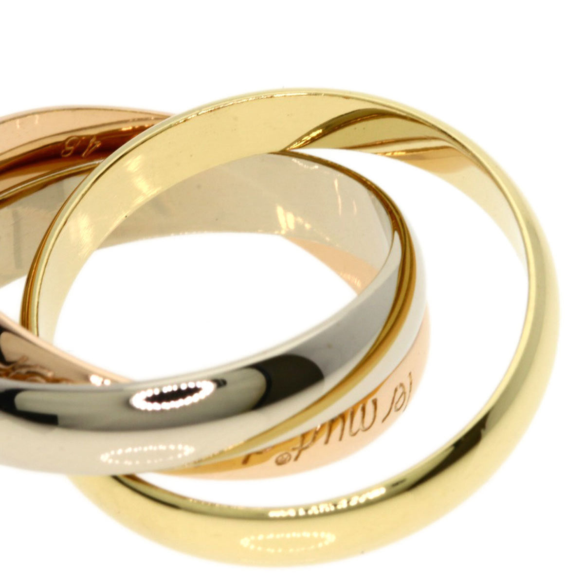 Cartier Yellow Gold (18K) Pink Gold (18K) White Gold (18K) Band Ring (Pre-Owned)