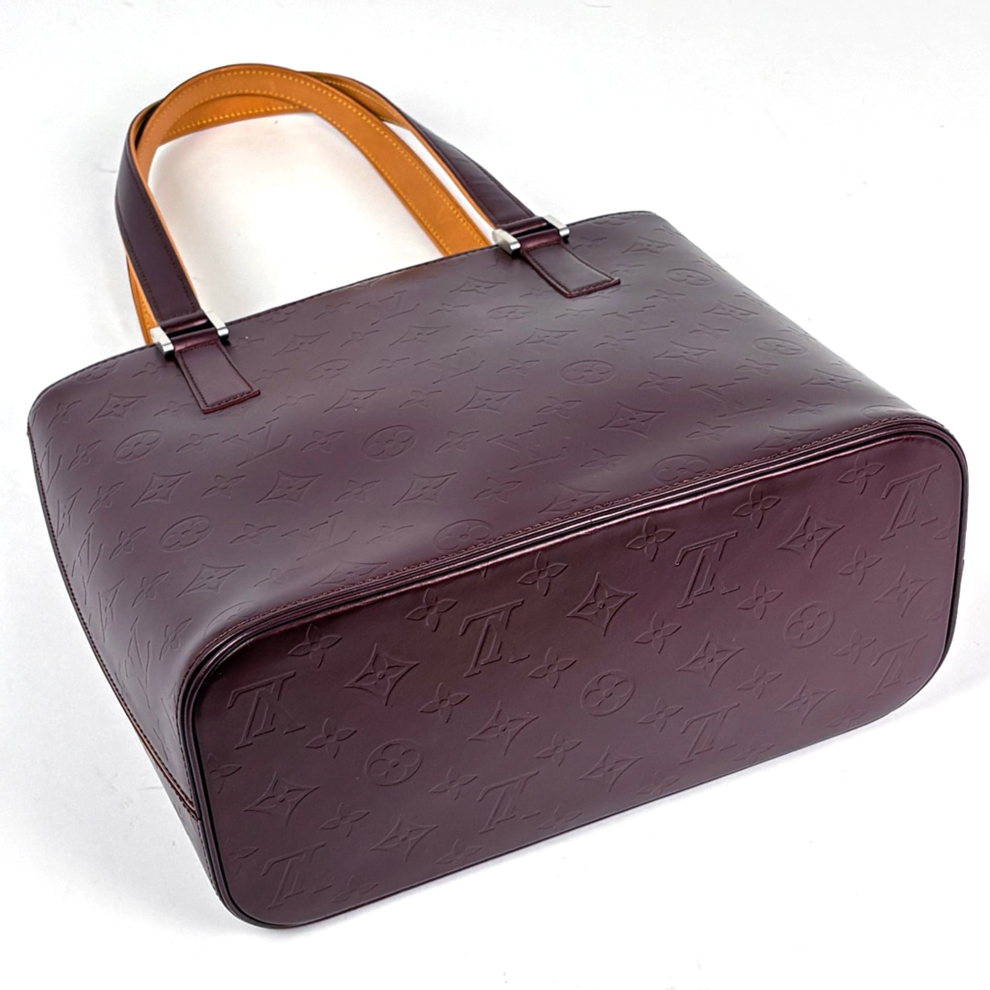 Louis Vuitton Violet Monogram Mat Shoulder Bag Tote Bag (Pre-Owned)