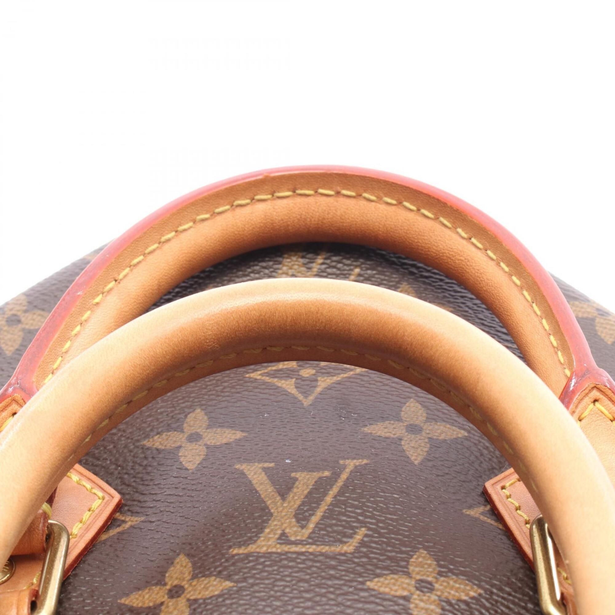 Louis Vuitton Brown Pvc Coated Canvas Leather Handbag (Pre-Owned)