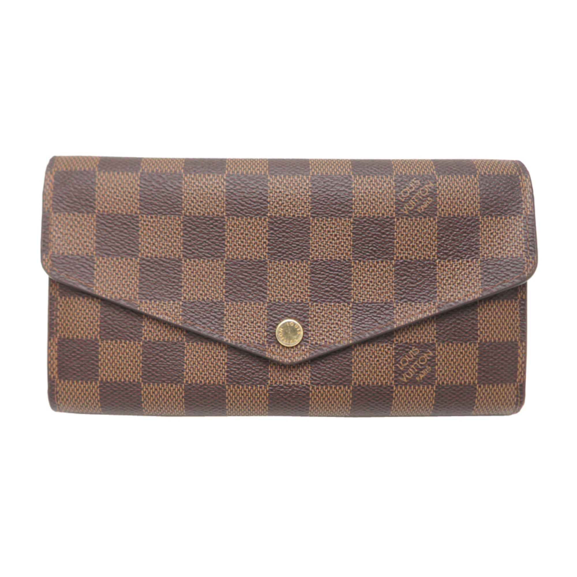 Louis Vuitton Rose Ballerine Damier Canvas Long Wallet (Bi-Fold) (Pre-Owned)