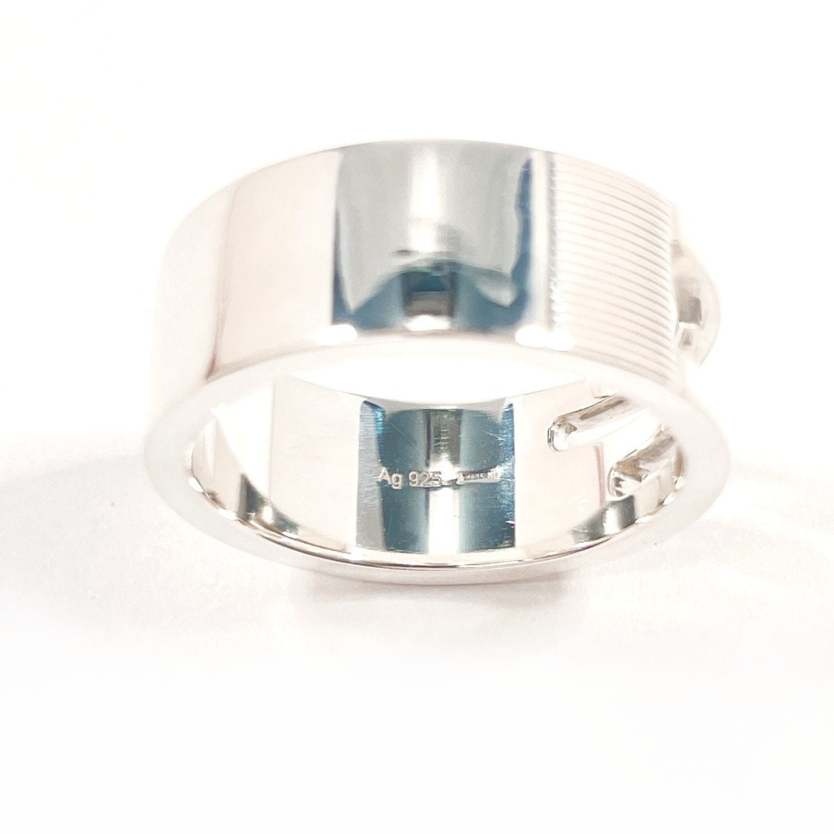 Gucci Silver Silver 925 Band Ring (Pre-Owned)
