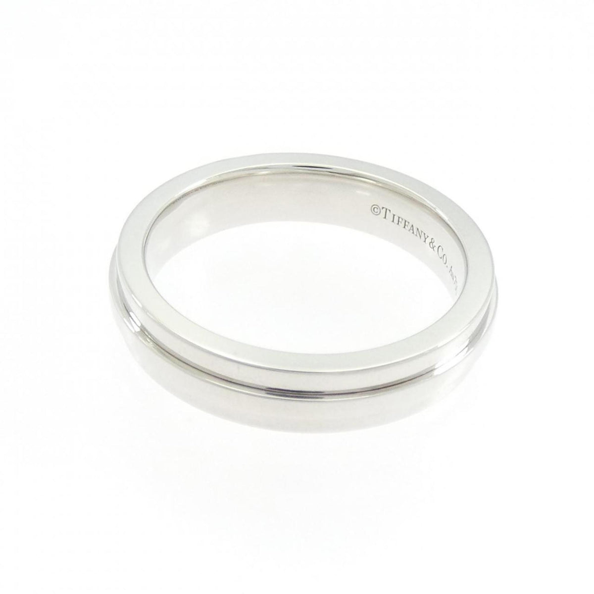 Tiffany White Gold (18K) Band Ring (Pre-Owned)