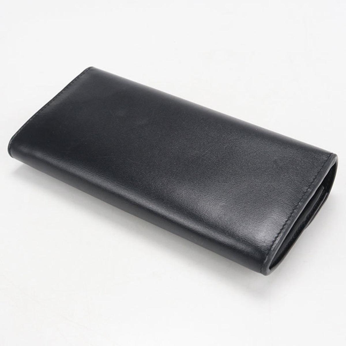 Celine Black Leather Long Wallet (Bi-Fold) (Pre-Owned)