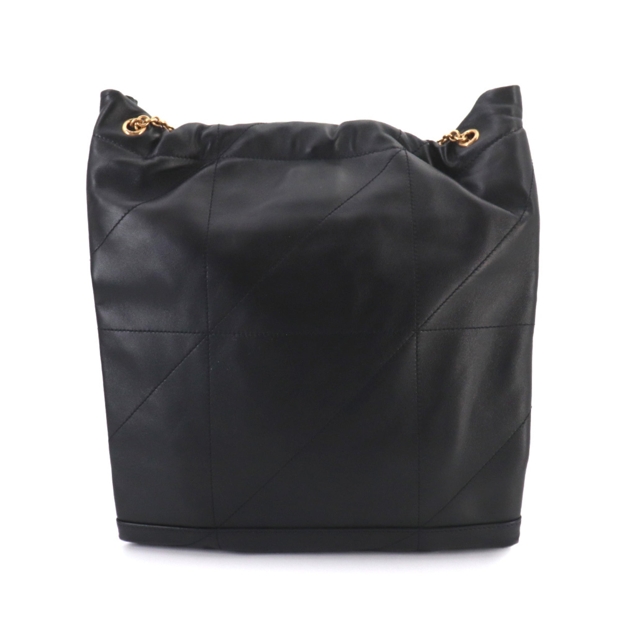 Saint Laurent Black Leather Handbag Shoulder Bag (Pre-Owned)