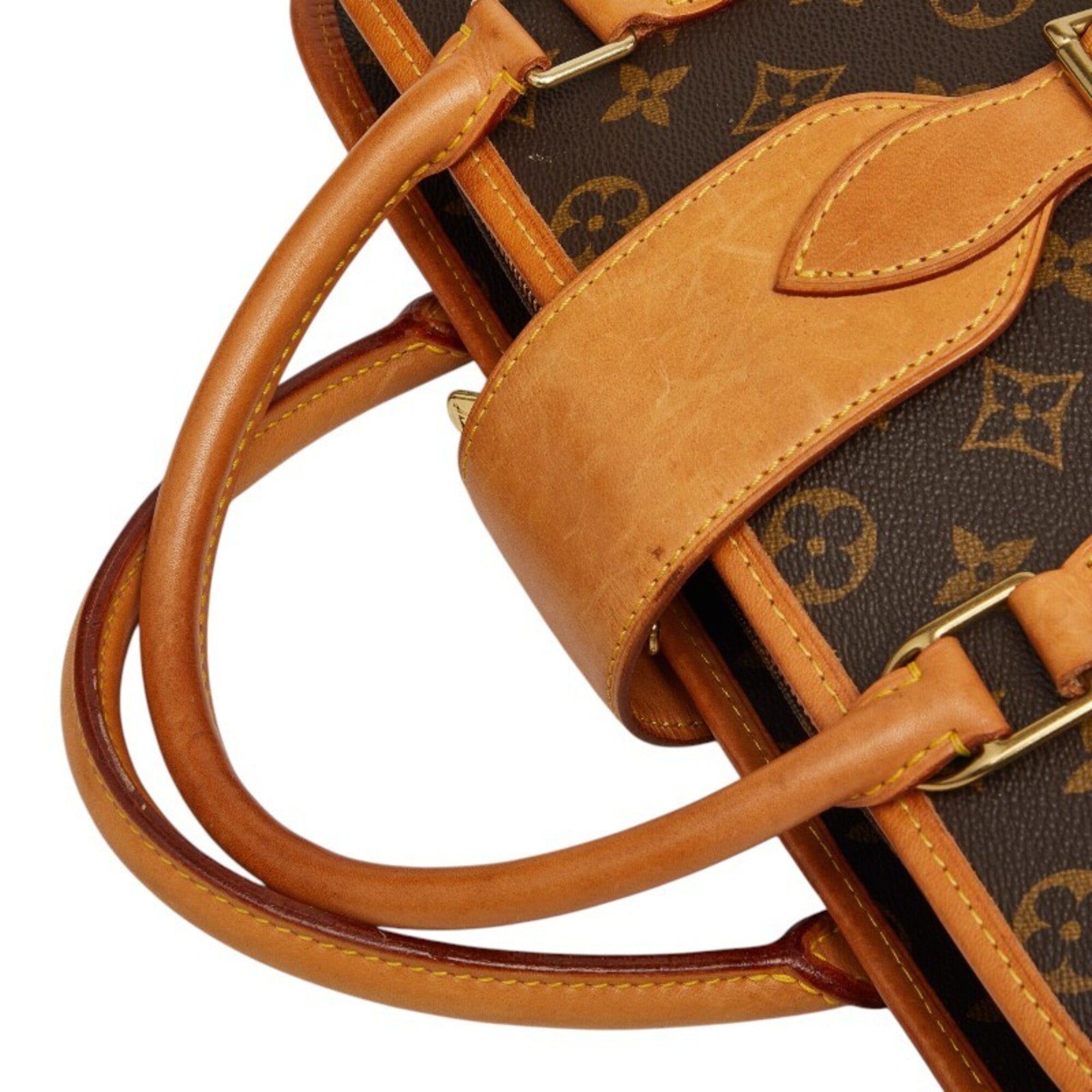 Louis Vuitton Brown Monogram Pvc Leather Briefcase (Pre-Owned)