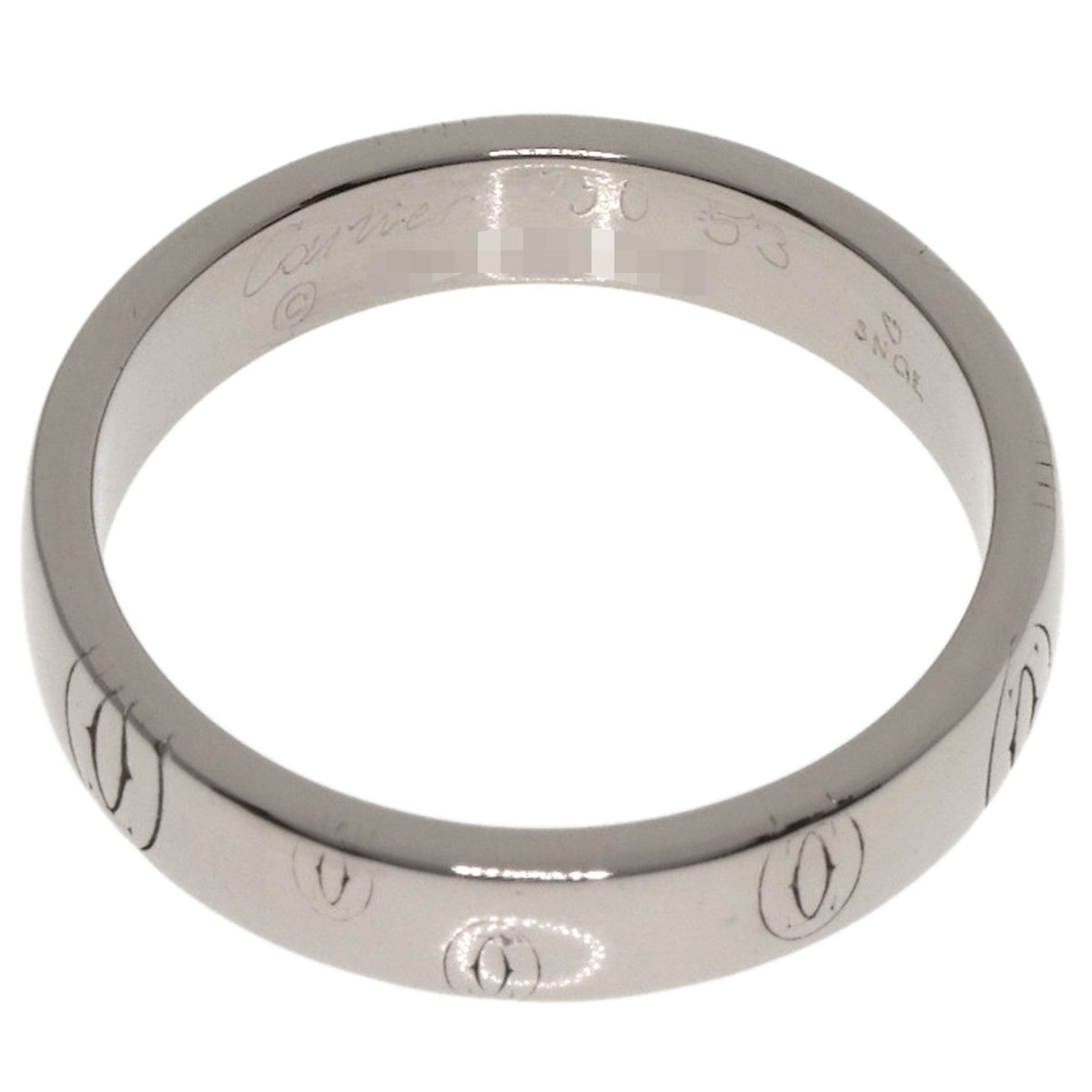 Cartier Happy Birthday White Gold (18K) Band Ring (Pre-Owned)