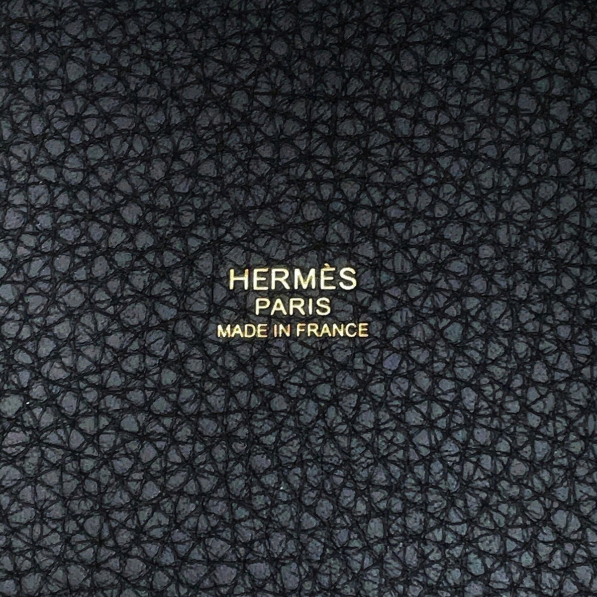 Hermes Picotin Black Taurillon Clemence Leather Handbag (Pre-Owned)