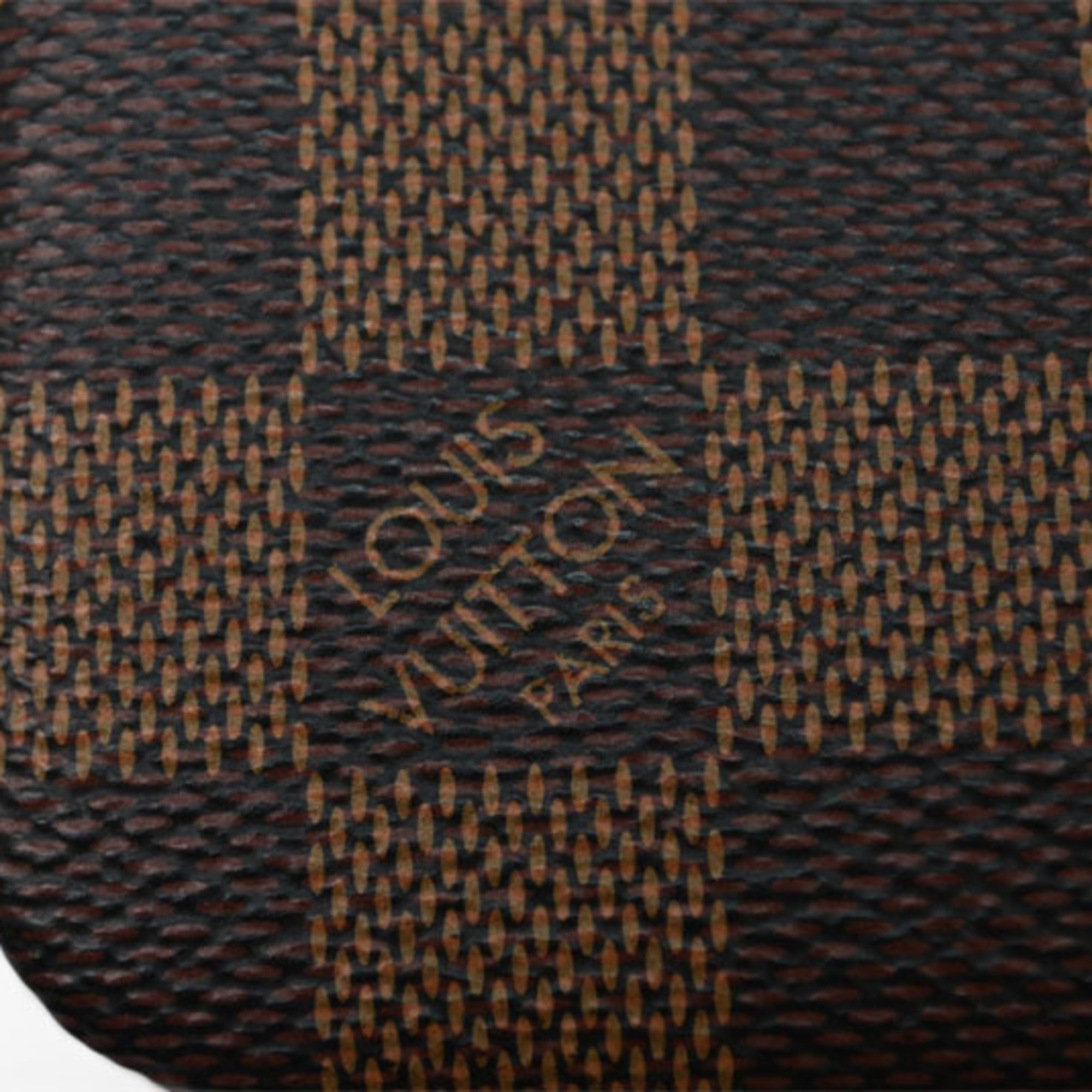 Louis Vuitton Damier Brown Damier Canvas Coin Purse/Coin Case (Pre-Owned)