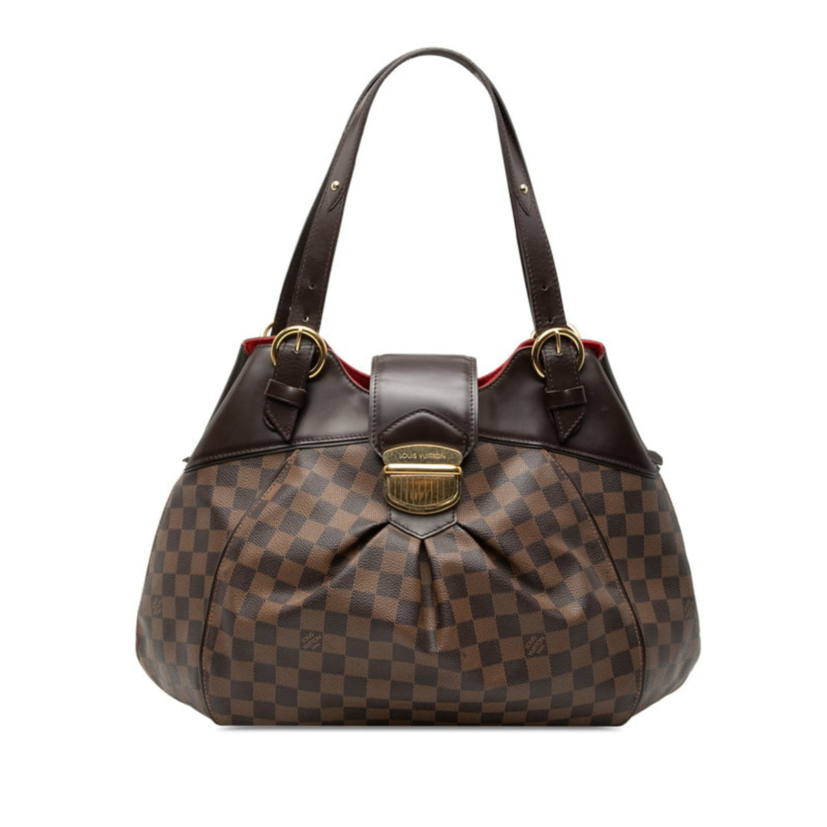 Louis Vuitton Brown Pvc Leather Handbag Shoulder Bag (Pre-Owned)
