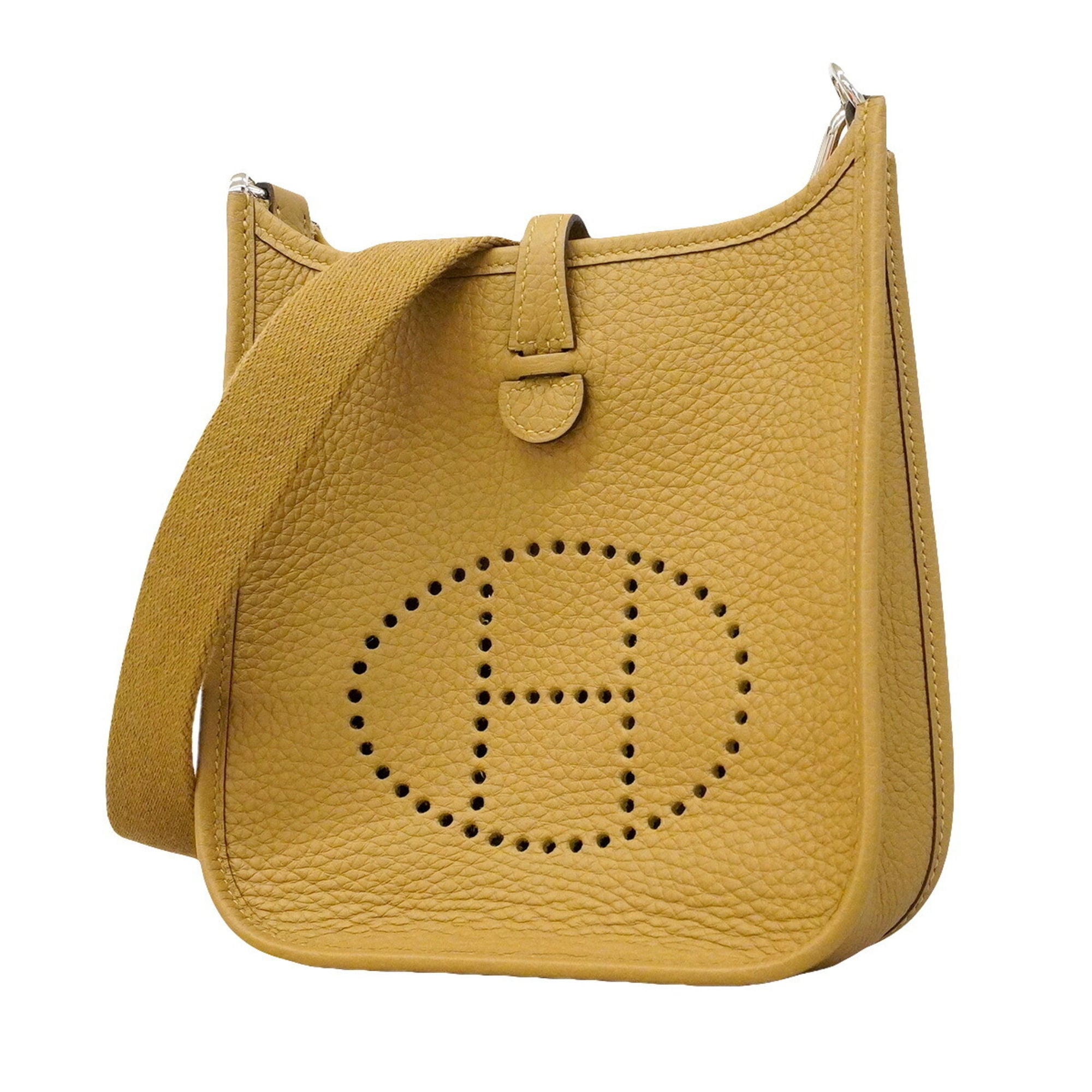 Hermes Brown Taurillon Clemence Leather Shoulder Bag (Pre-Owned)