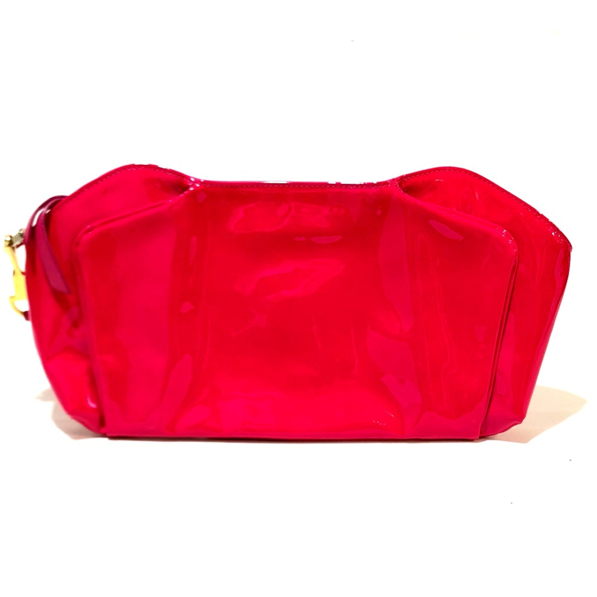 Christian Louboutin Pink Leather Clutch Bag (Pre-Owned)