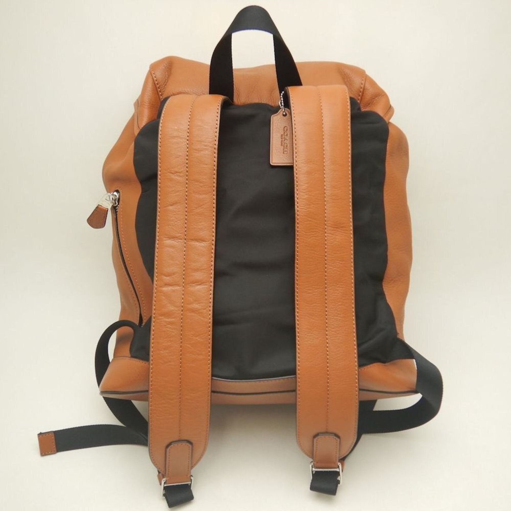 Coach Brown Leather Backpack (Pre-Owned)