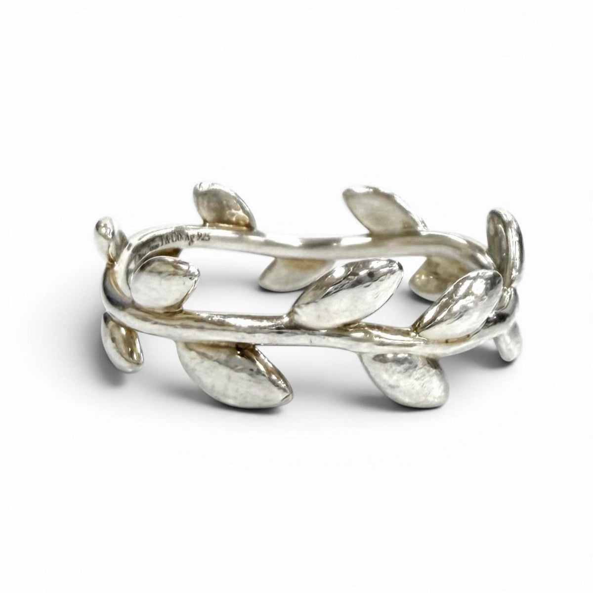 Tiffany Silver Silver 925 Band Ring (Pre-Owned)