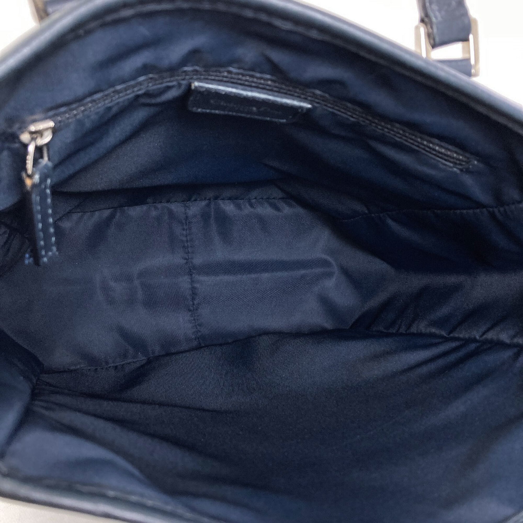 Christian Dior Navy Canvas Tote Bag (Pre-Owned)