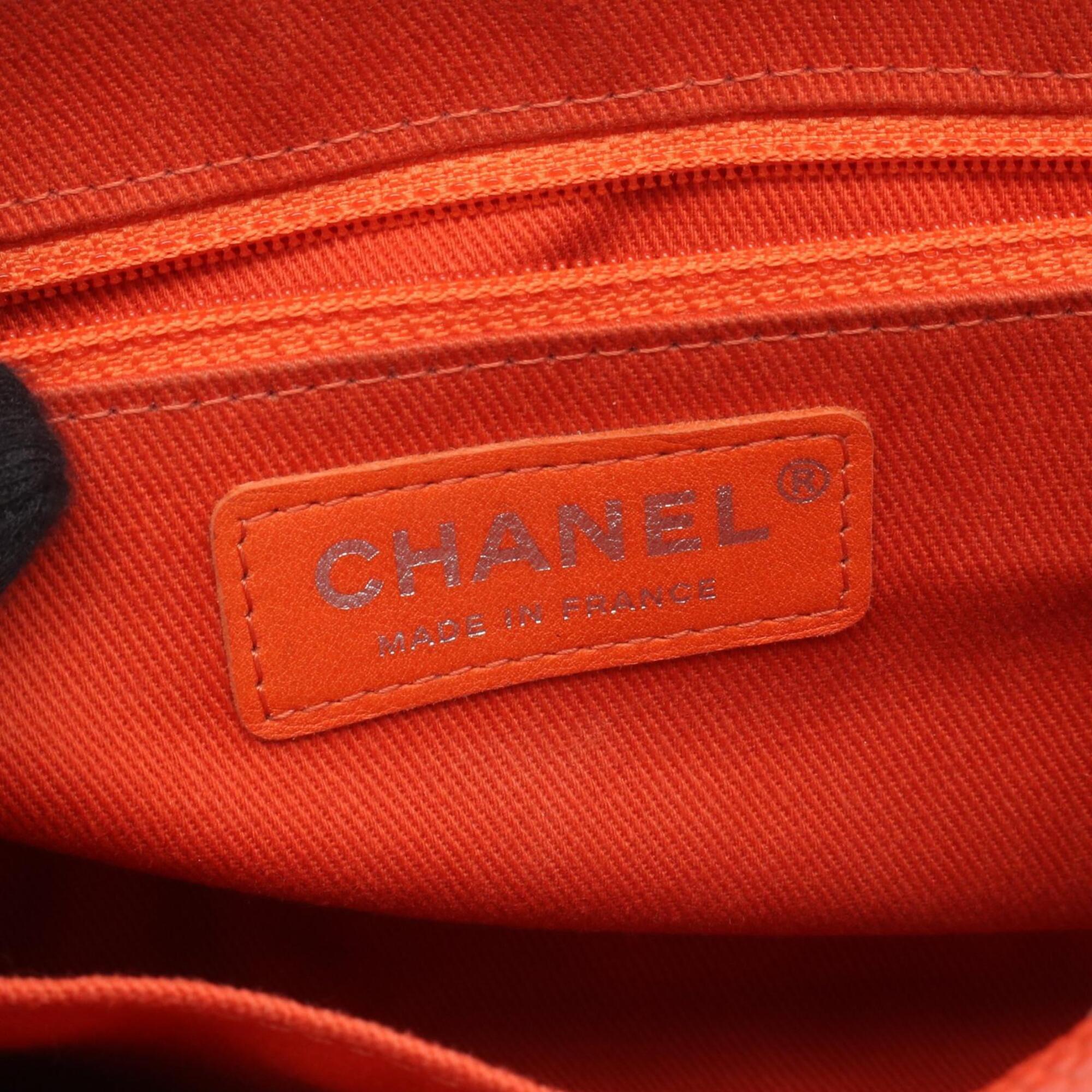 Chanel Red Color Grained Calfskin Handbag Shoulder Bag (Pre-Owned)
