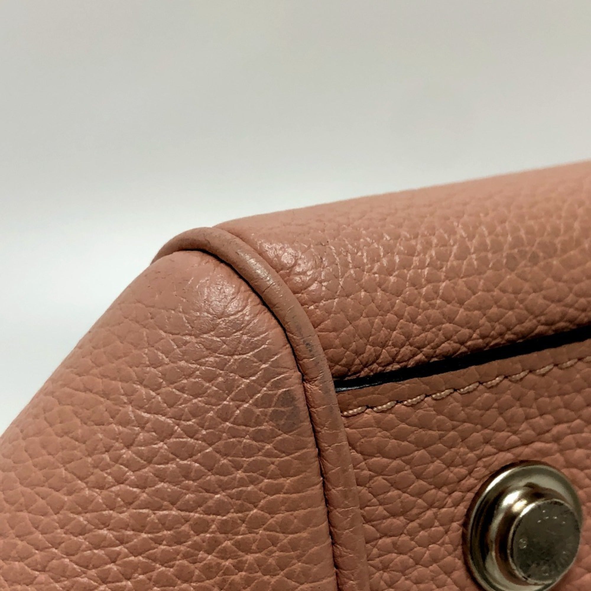 Louis Vuitton Pink Rose Poudre Leather Handbag Tote Bag (Pre-Owned)