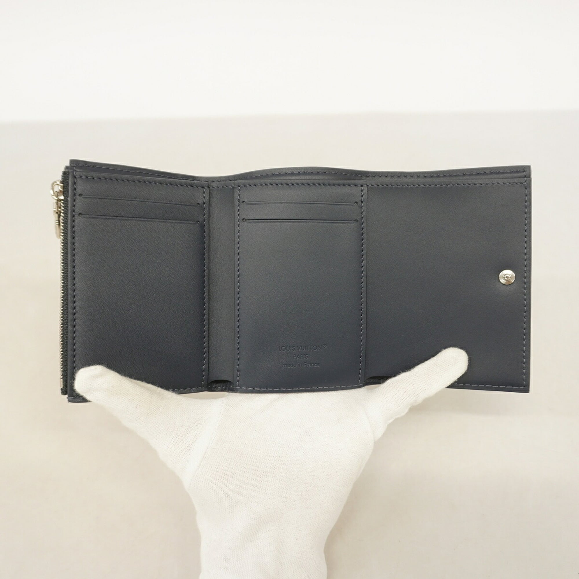 Louis Vuitton Navy Wallet (Tri-Fold) (Pre-Owned)