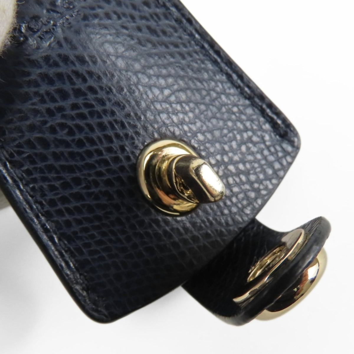 Coach Navy Leather Handbag (Pre-Owned)
