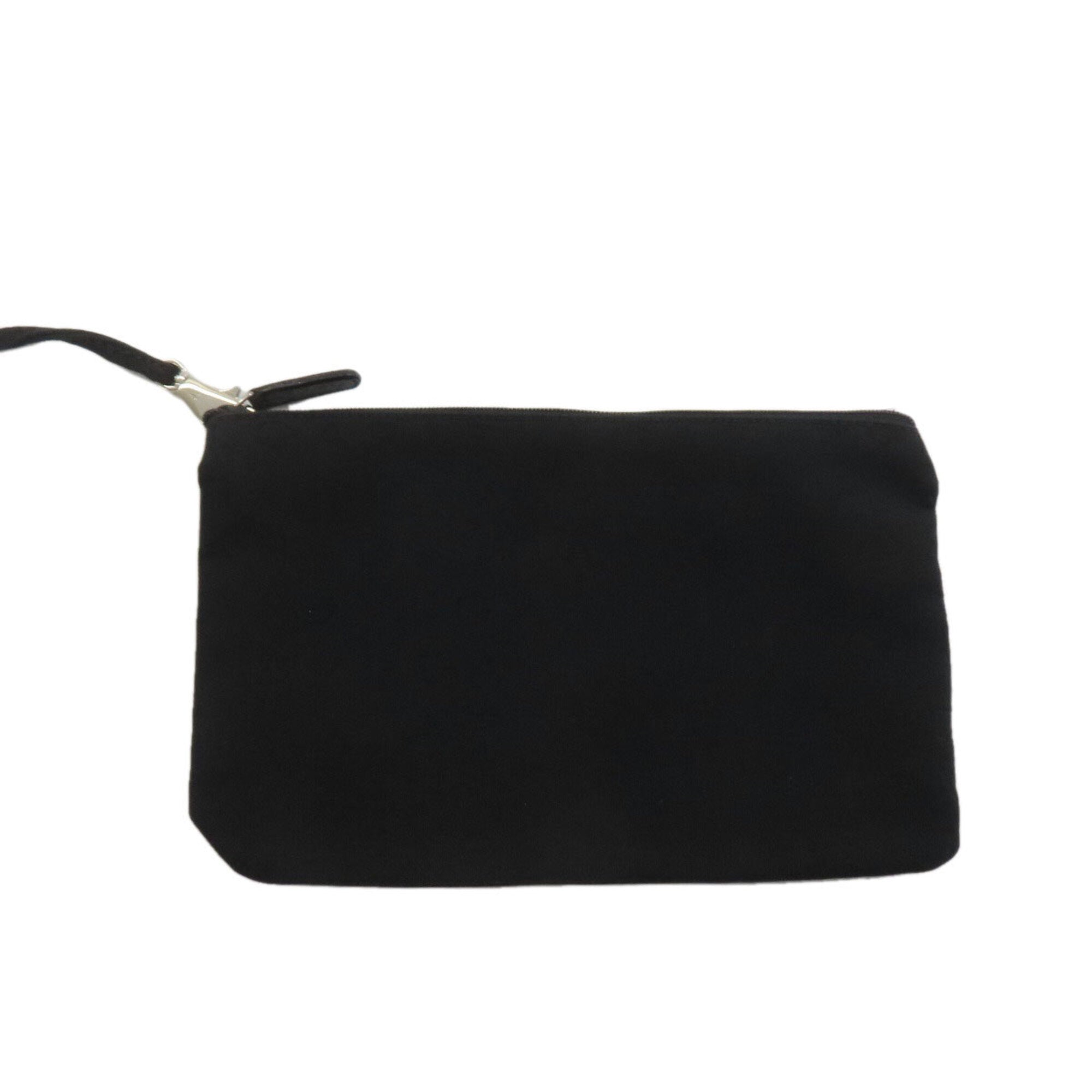 Bvlgari Logomania Black Canvas Leather Tote Bag (Pre-Owned)