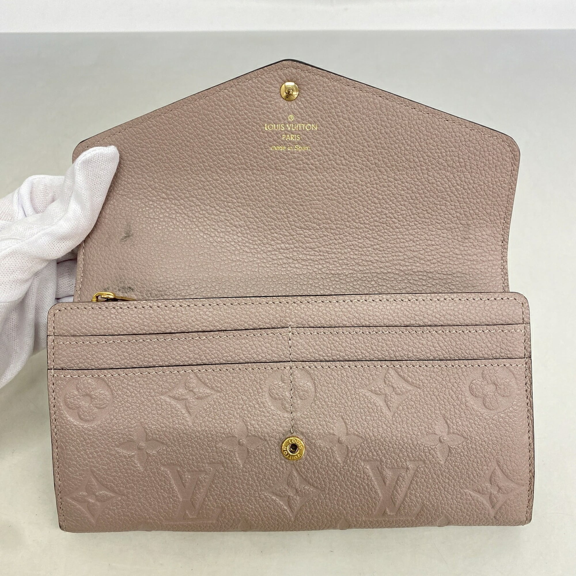 Louis Vuitton Tourterelle Long Wallet (Bi-Fold) (Pre-Owned)