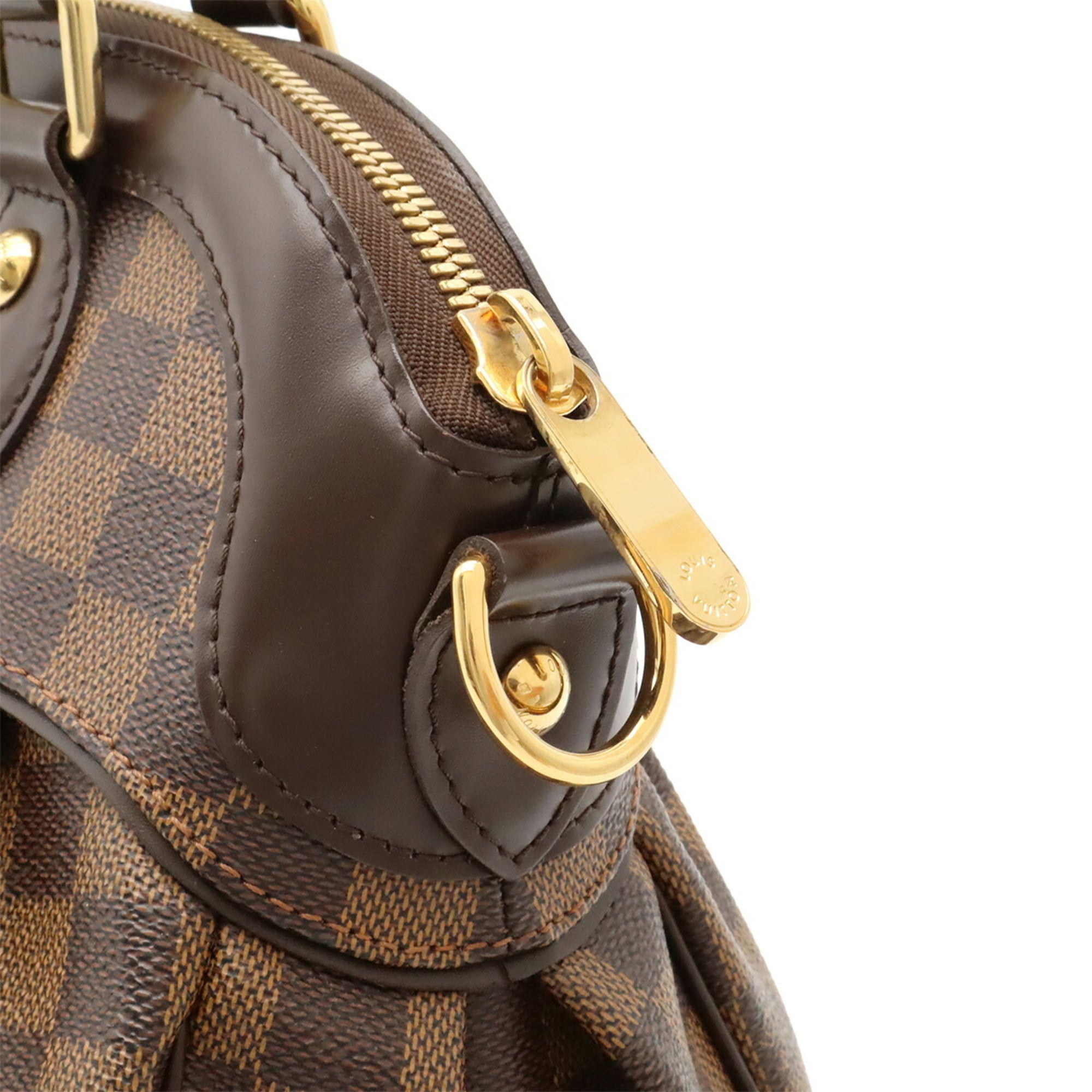 Louis Vuitton Brown Damier Canvas Pvc Handbag (Pre-Owned)