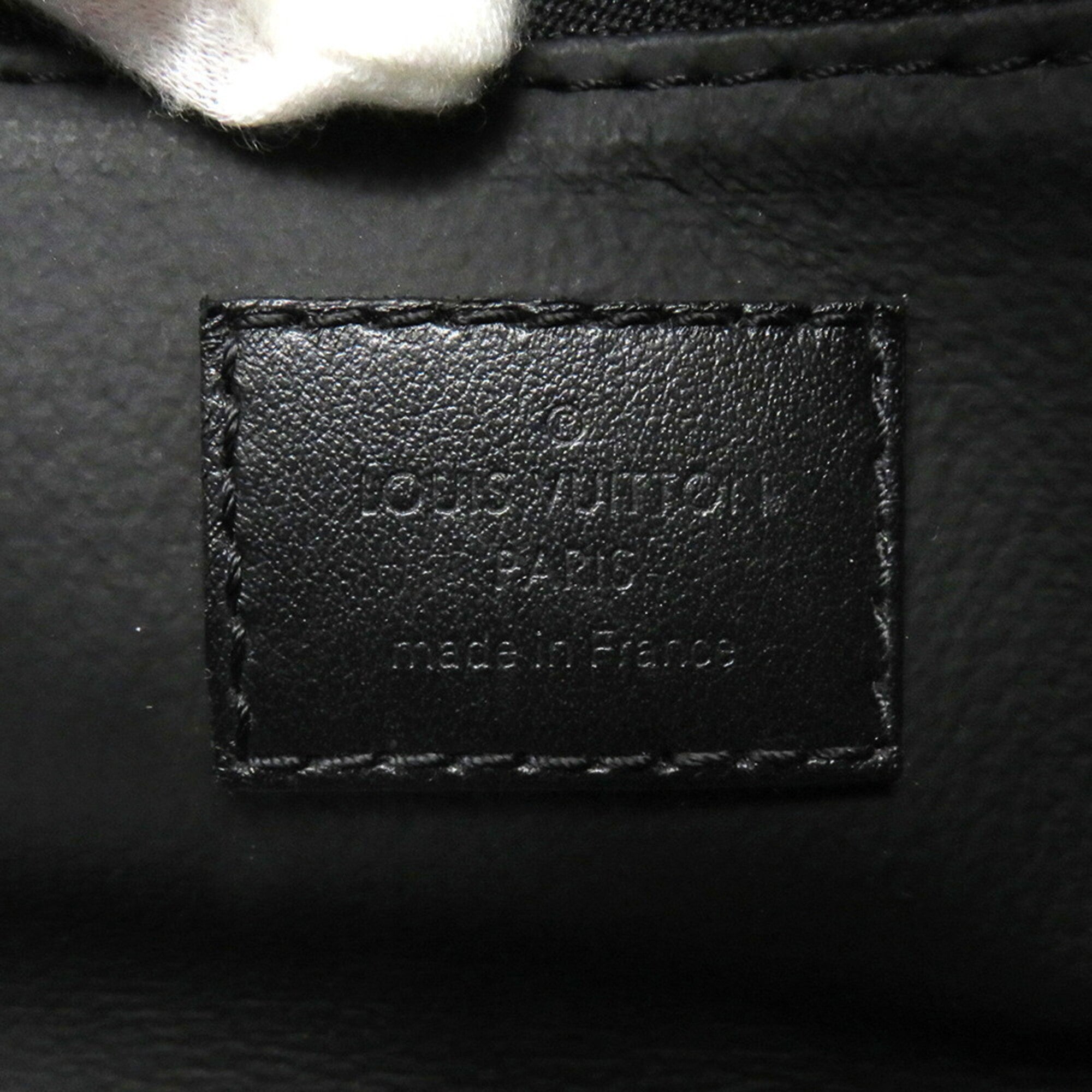 Louis Vuitton Black Monogram Noir Monogram Clutch Bag Handbag Pouch (Pre-Owned)