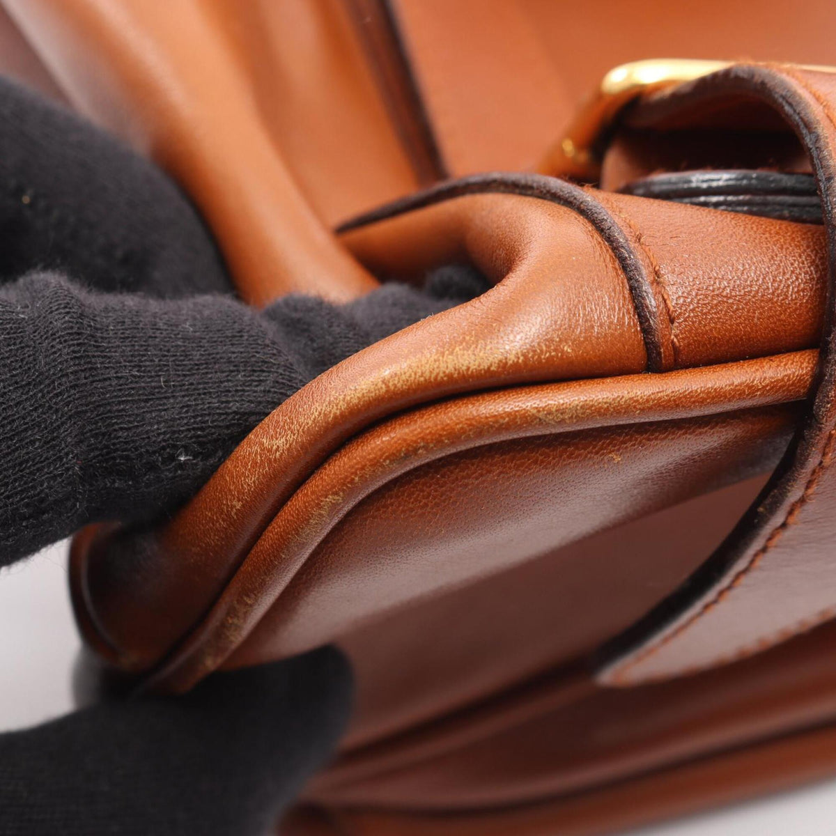 Gucci Brown Leather Backpack (Pre-Owned)