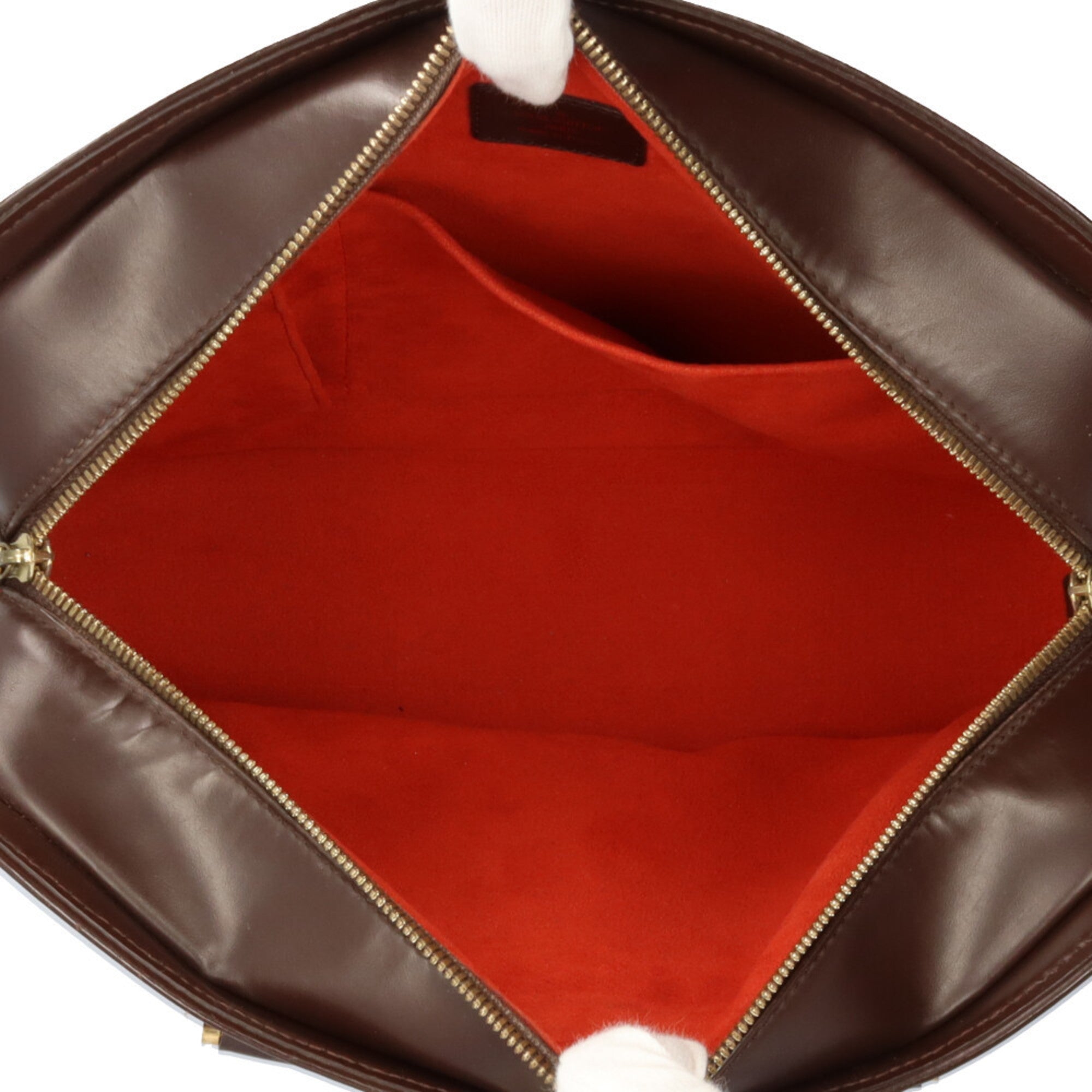 Louis Vuitton Damier Brown Damier Canvas Handbag (Pre-Owned)