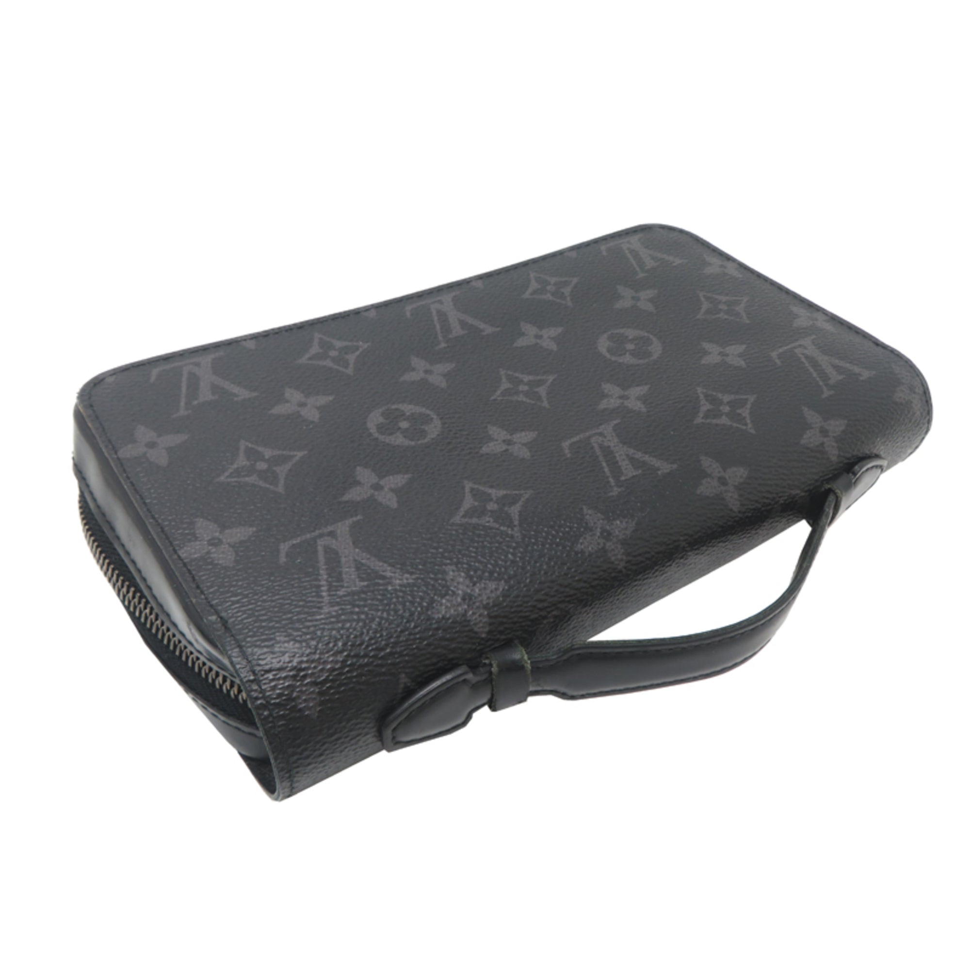 Louis Vuitton Black Monogram Eclipse Clutch Bag (Pre-Owned)