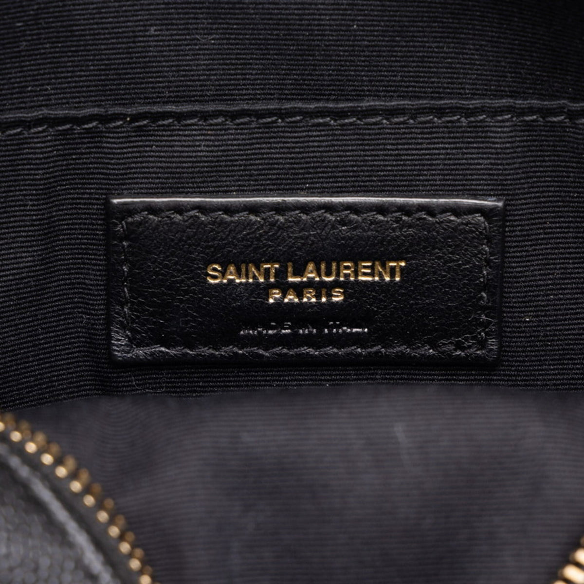 Saint Laurent Black Leather Shoulder Bag (Pre-Owned)