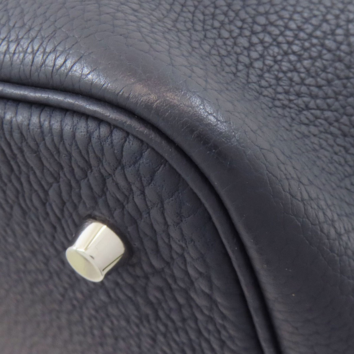 Hermes Navy Handbag (Pre-Owned)