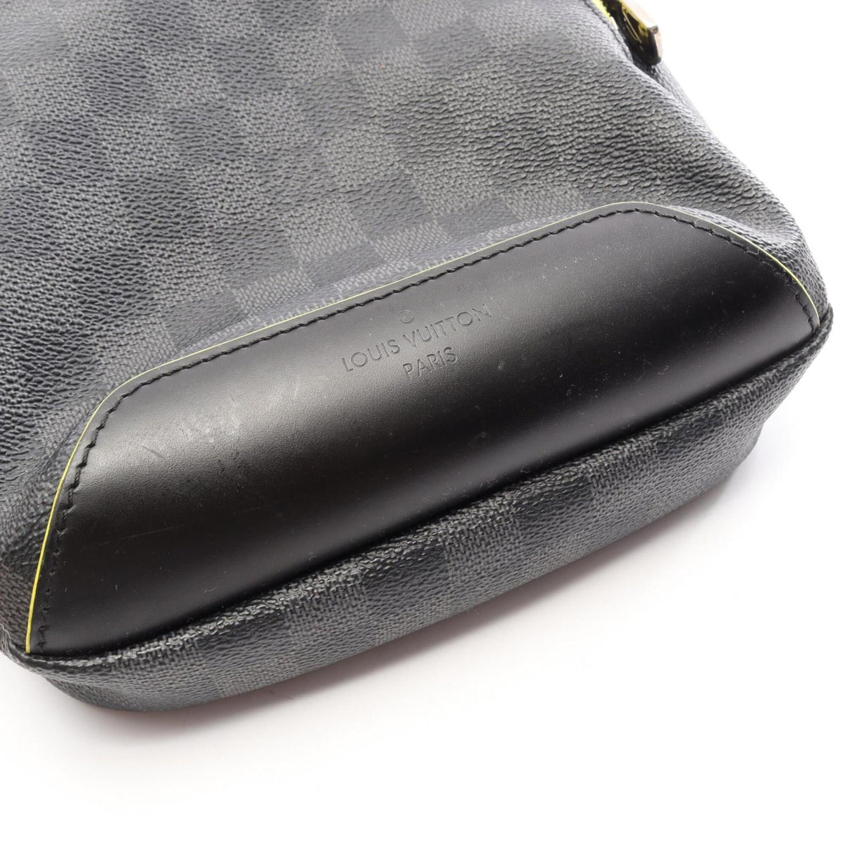 Louis Vuitton Damier Graphite Black Coated Canvas Leather Fanny Pack Sling Bag (Pre-Owned)