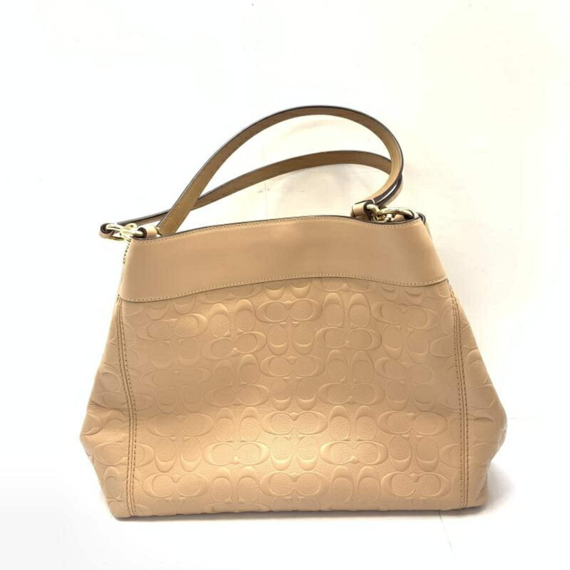 Coach Signature Signature Line Tote Bag (Pre-Owned)