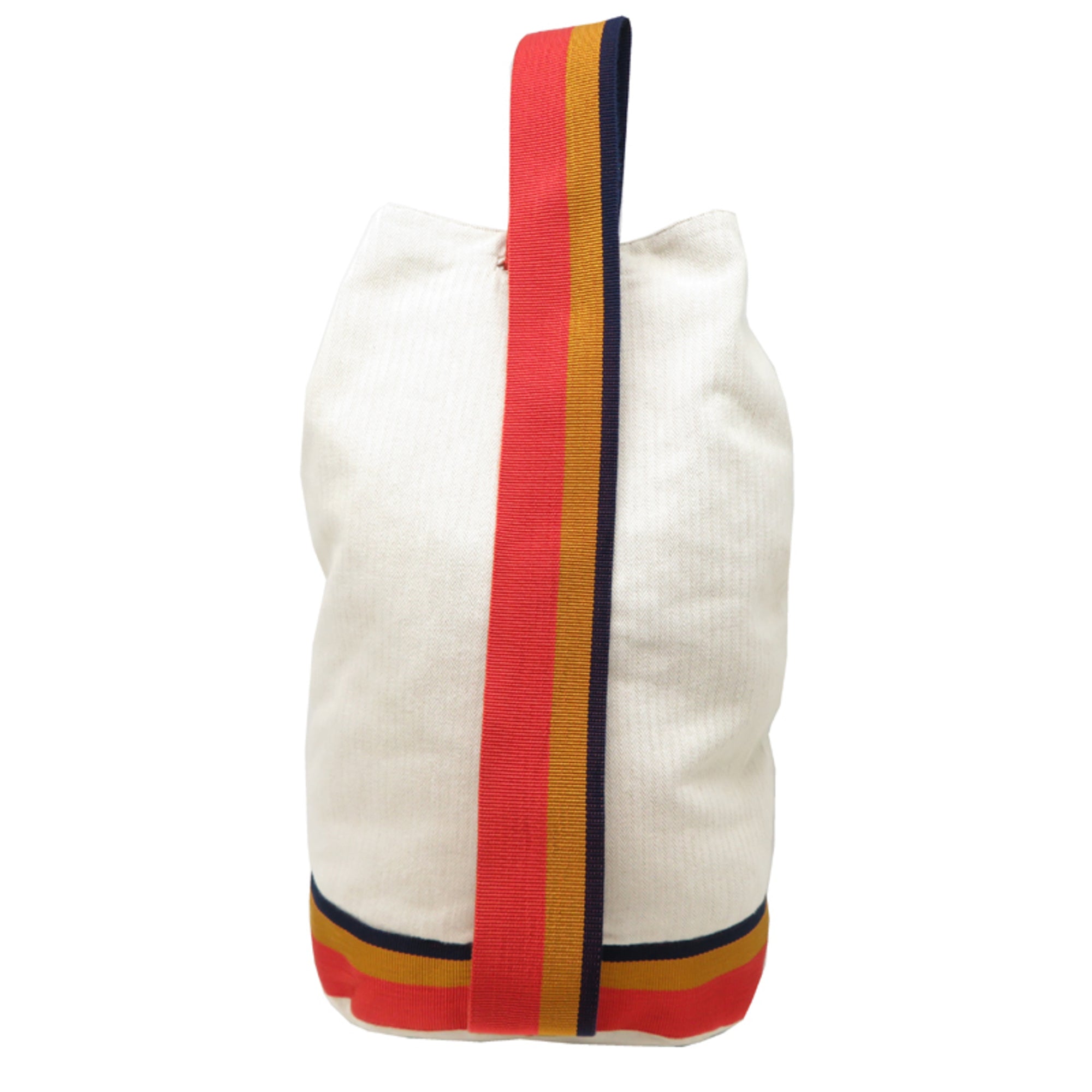 Hermes Beige Cotton Shoulder Bag (Pre-Owned)