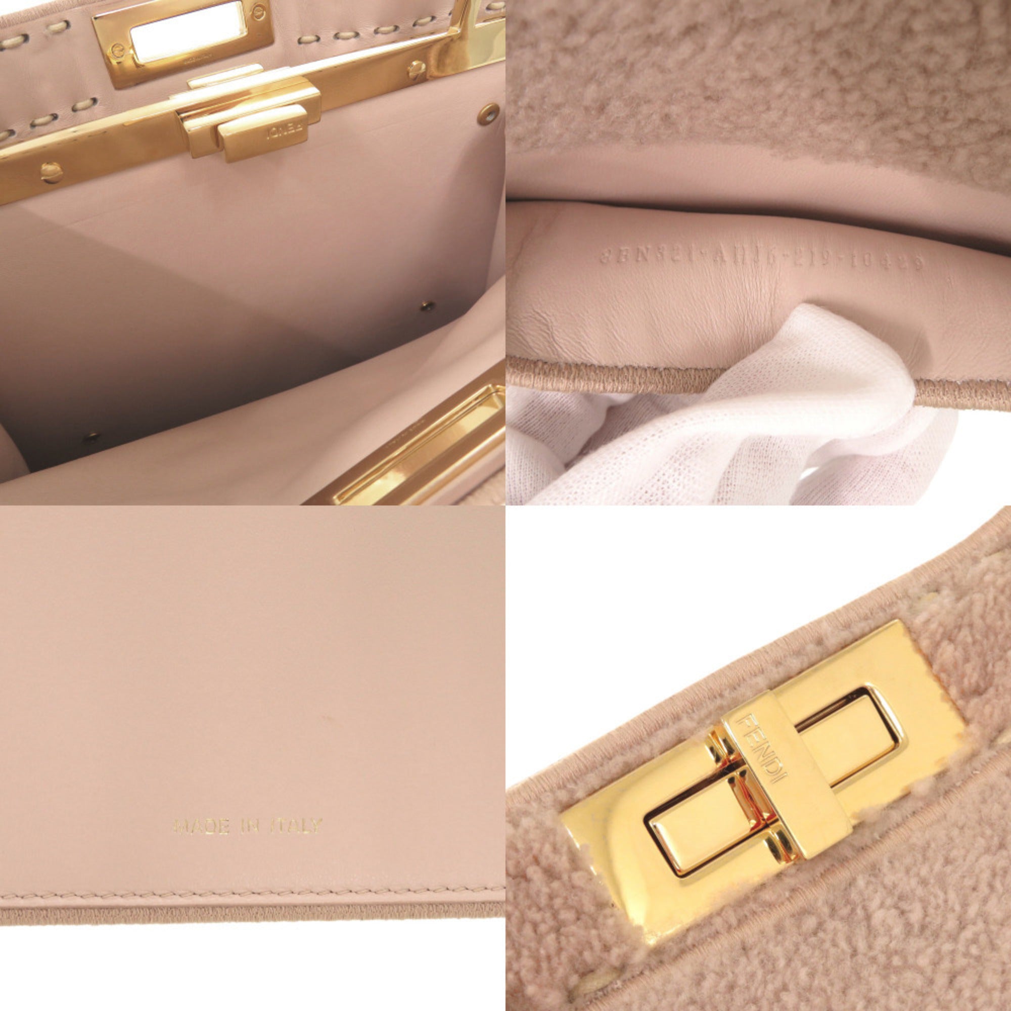 Fendi Pink Leather Handbag (Pre-Owned)
