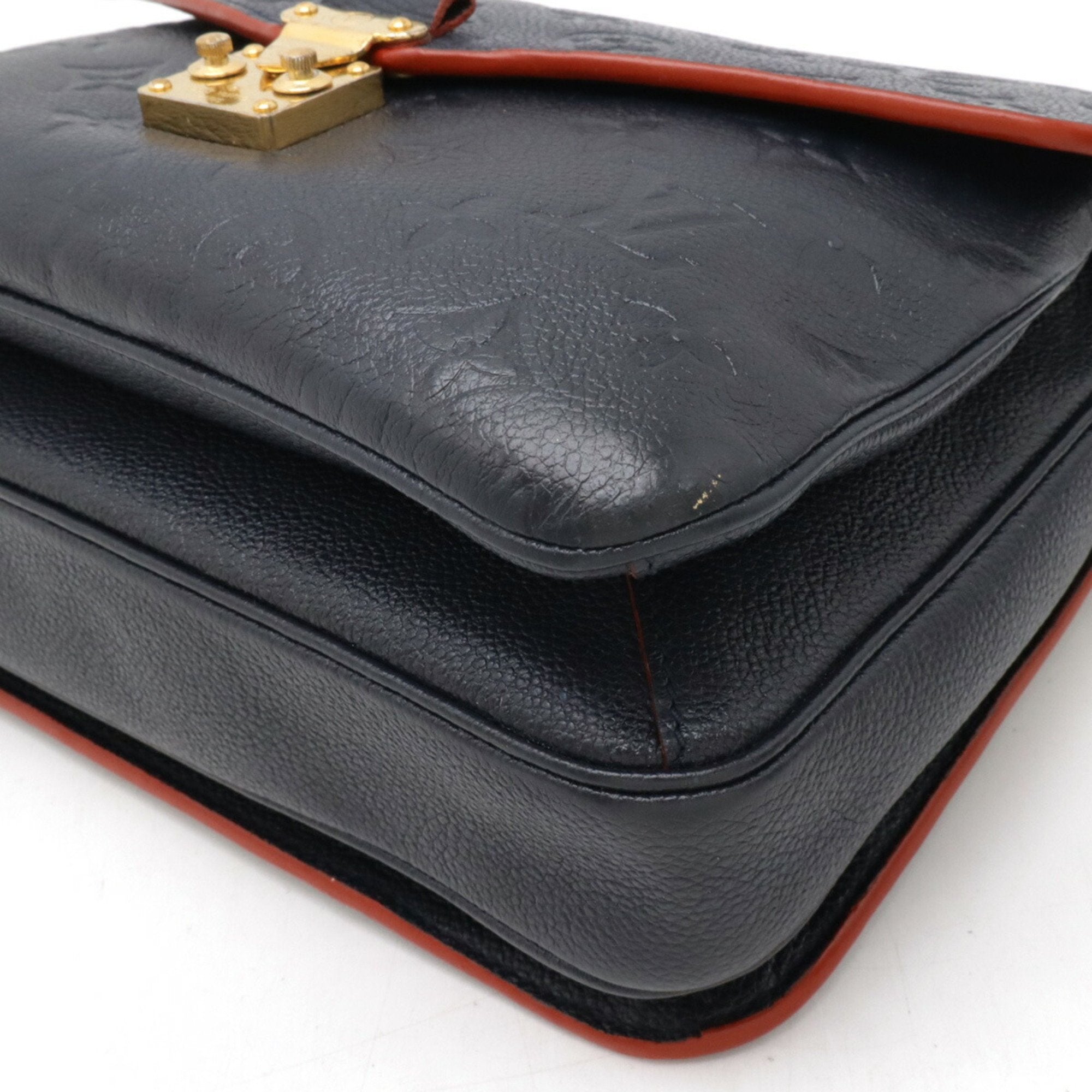 Louis Vuitton Marine Rouge Monogram Empreinte Handbag Pochette Shoulder Bag (Pre-Owned)