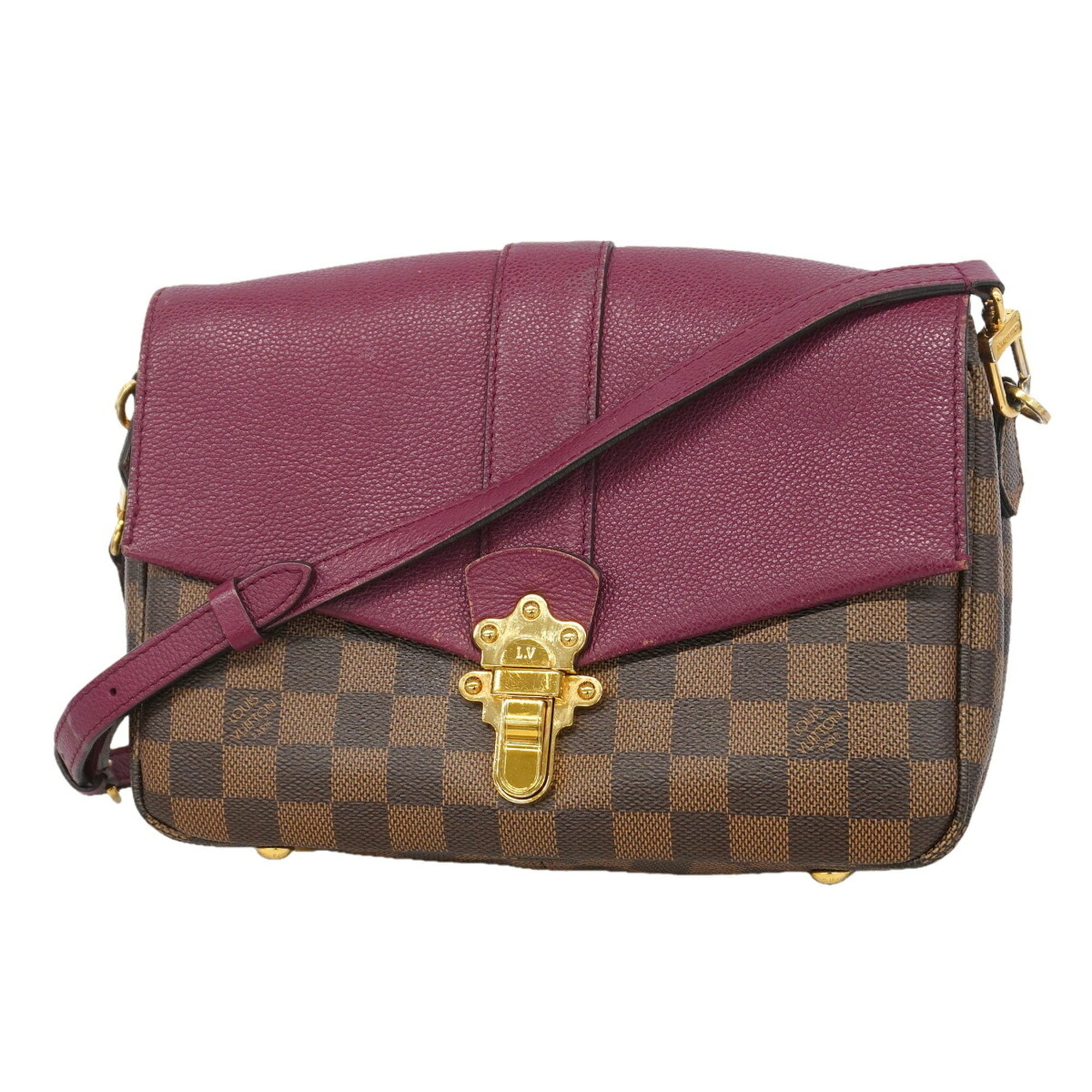 Louis Vuitton Ebene Raisin Shoulder Bag (Pre-Owned)