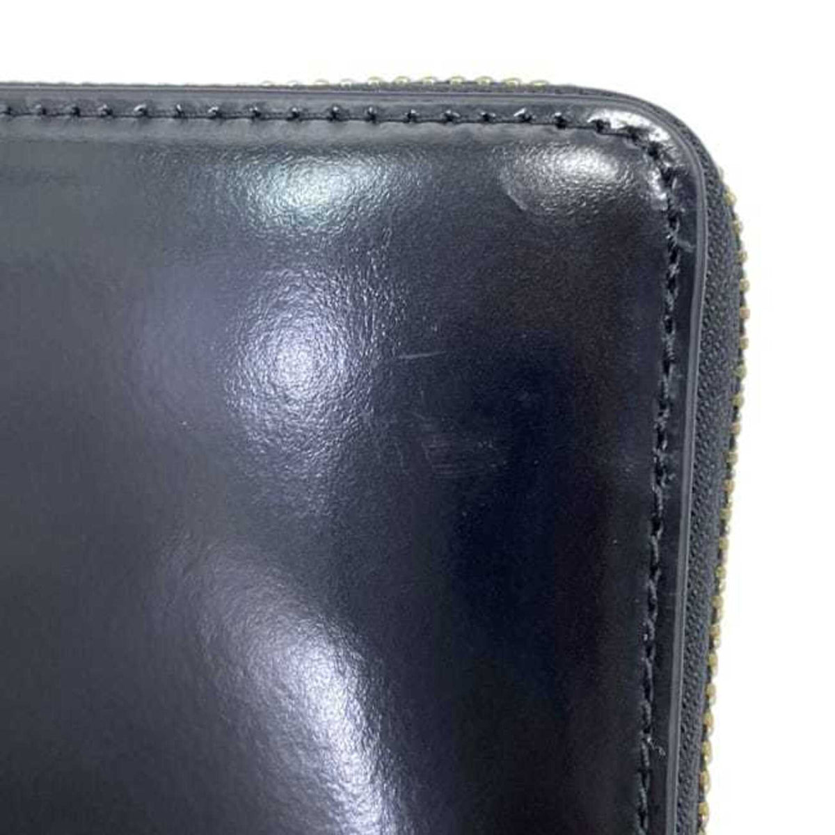 Tory Burch Black Patent Leather Long Wallet (Bi-Fold) (Pre-Owned)