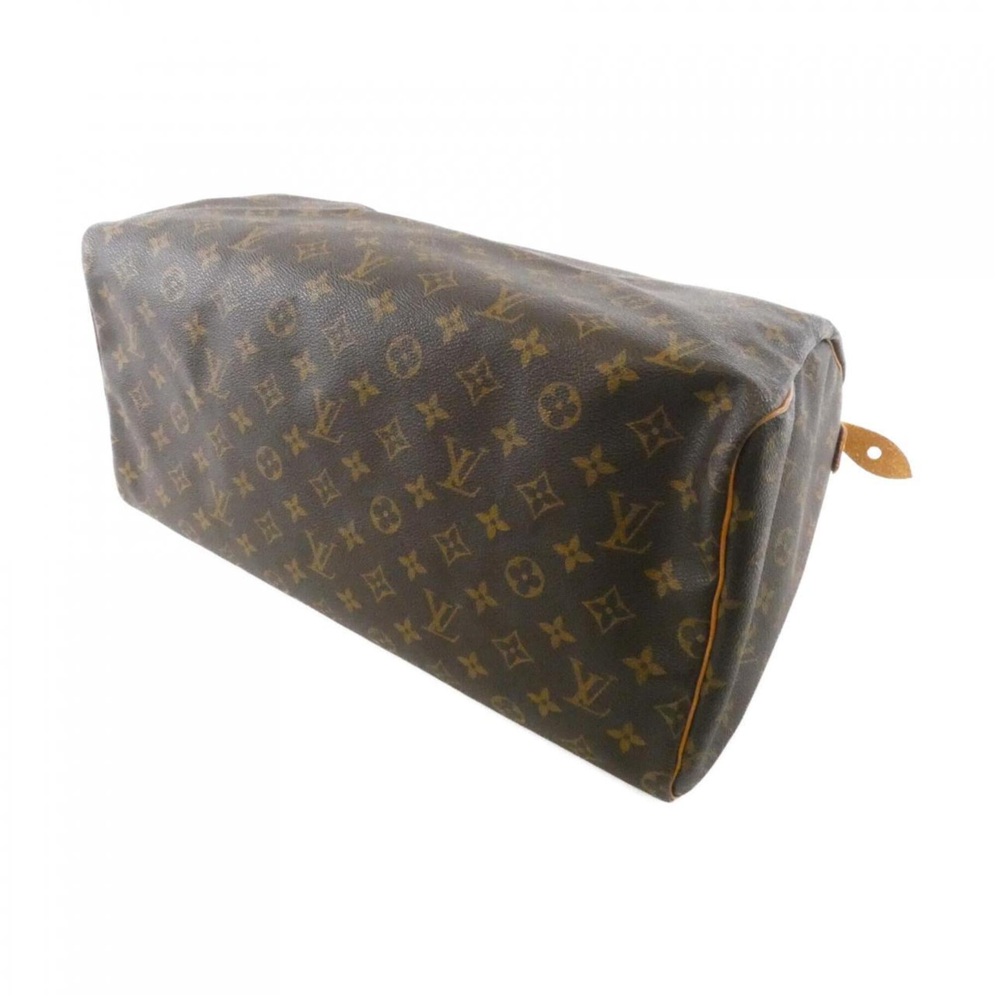 Louis Vuitton Marron Coated Canvas Boston Bag (Pre-Owned)