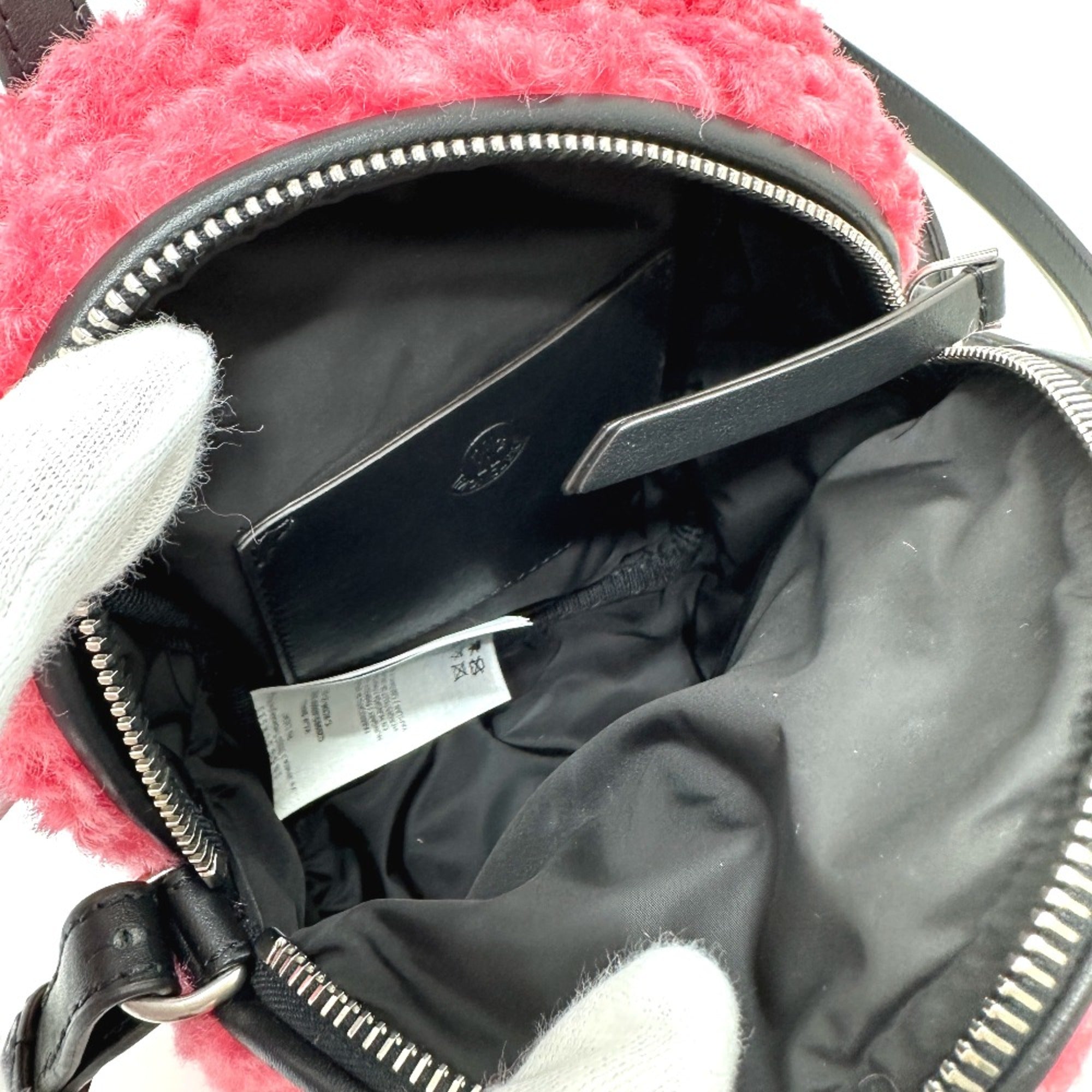 Moncler Pink Polyester Shoulder Bag (Pre-Owned)