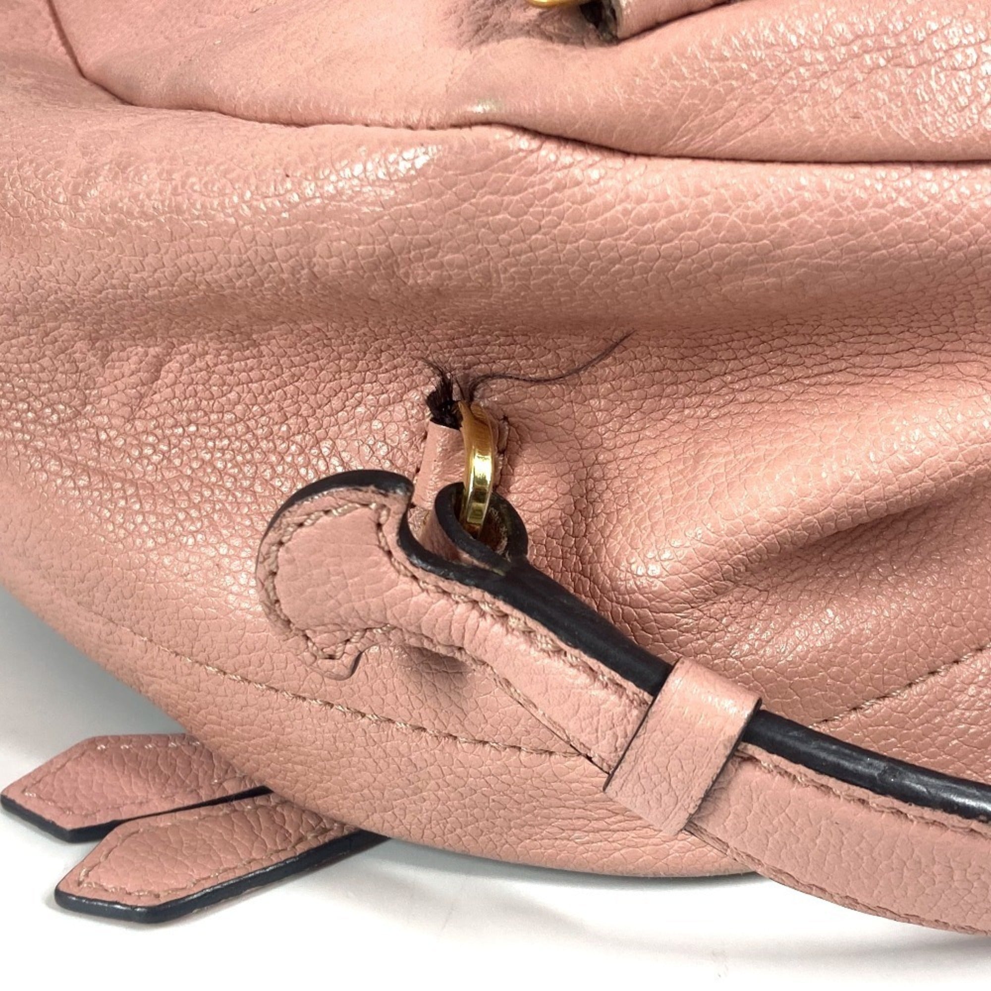 Louis Vuitton Galle Pink Monogram Empreinte Backpack (Pre-Owned)