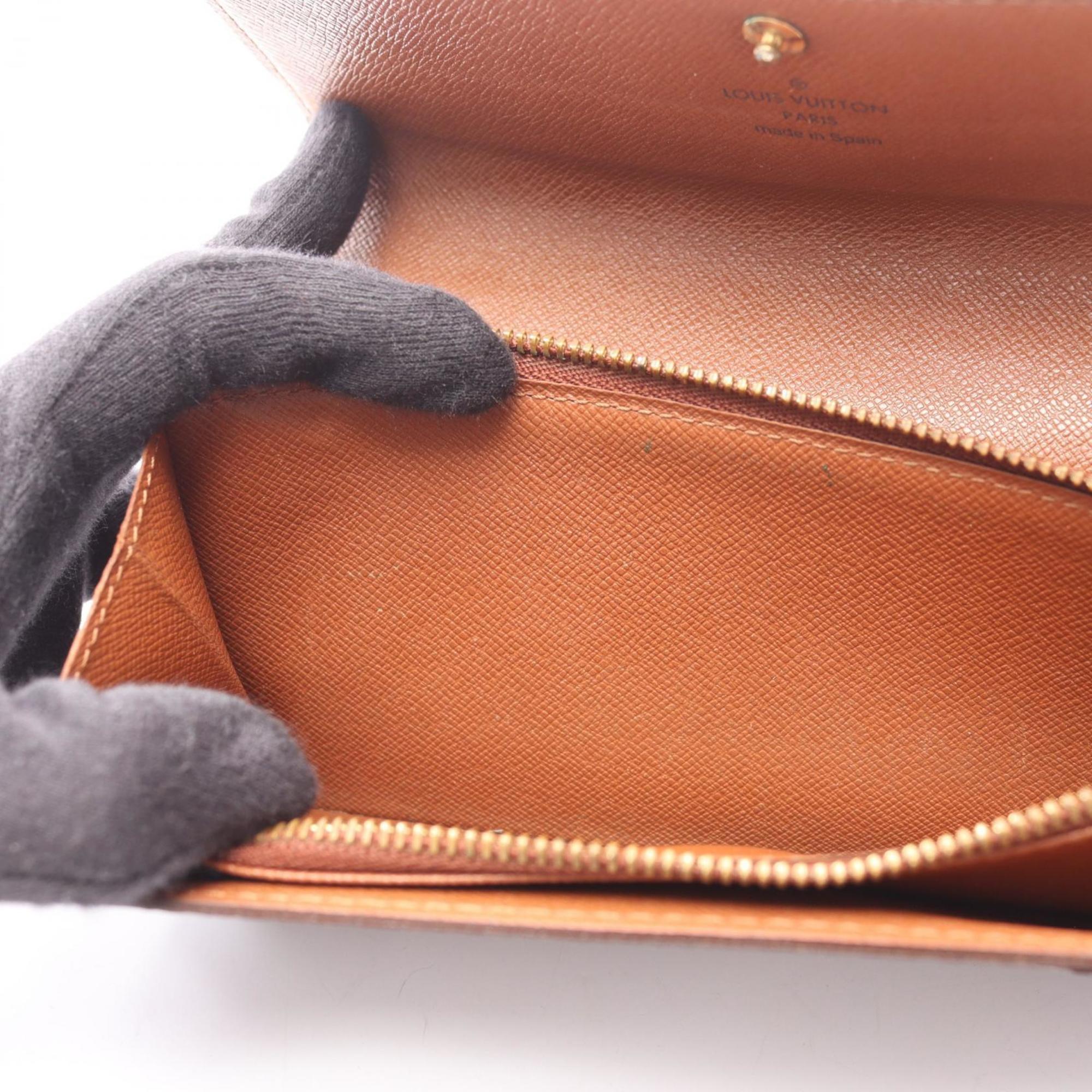 Louis Vuitton Brown Monogram Pvc Leather Long Wallet (Bi-Fold) (Pre-Owned)