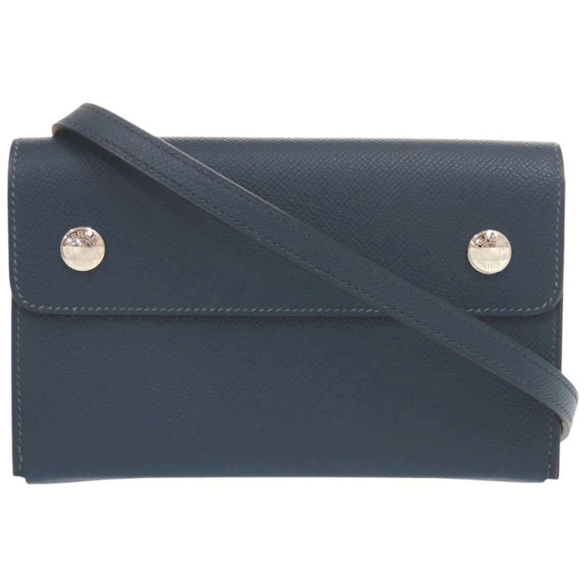 Hermes Navy Epsom Leather Shoulder Bag (Pre-Owned)